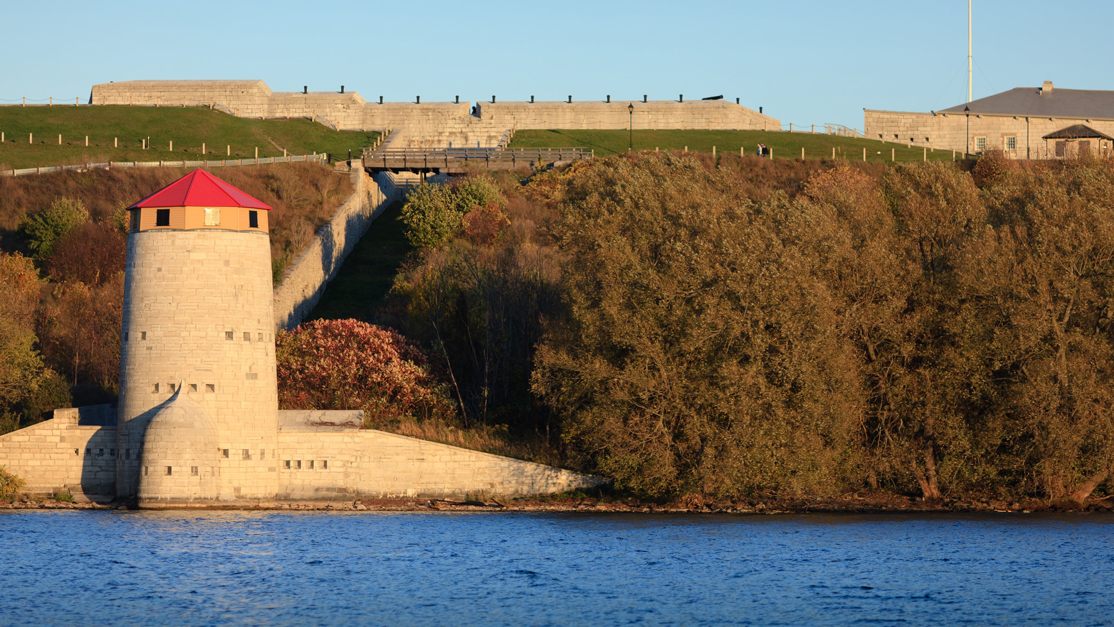 On a hilltop 300 feet above Lake Ontario and the city of Kingston, Fort Henry guarded against fears of an American invasion for much of the 19th century. (Tim Forbes/Kingston Heritage)