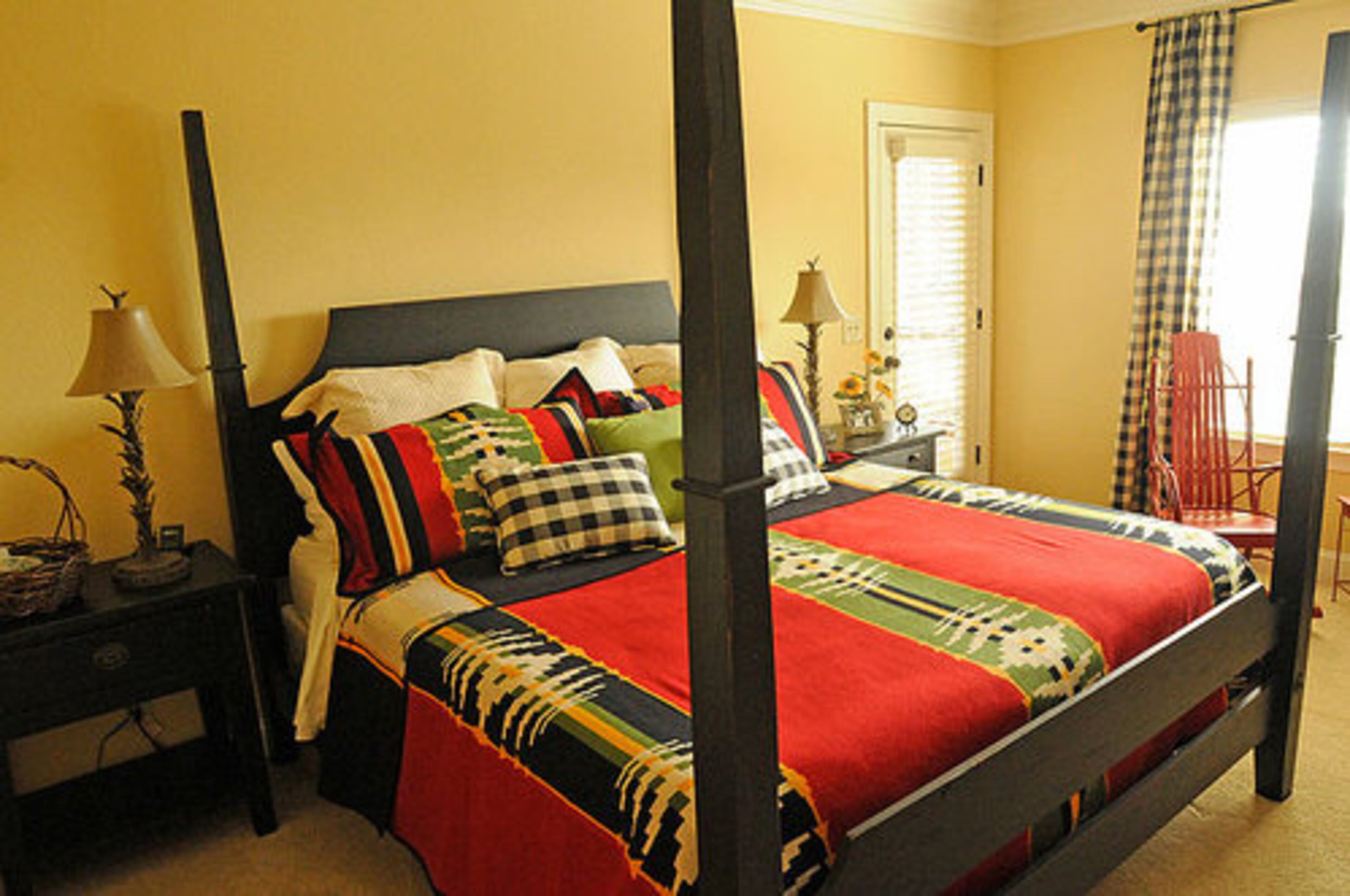 One of the three bedrooms of the Yarbrough's condo unit at Kingwood.