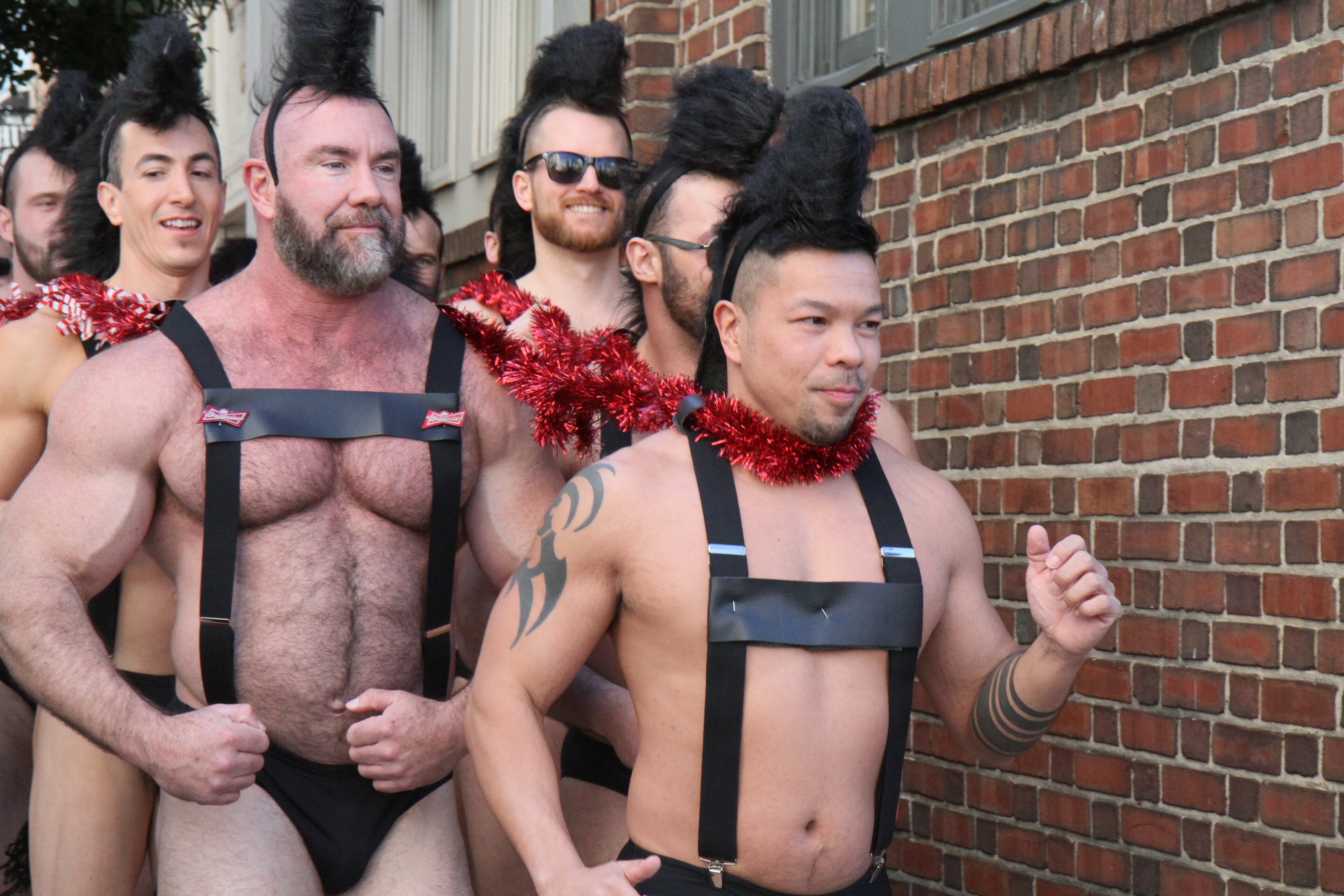 Here are some more photos from the Santa Speedo Run.