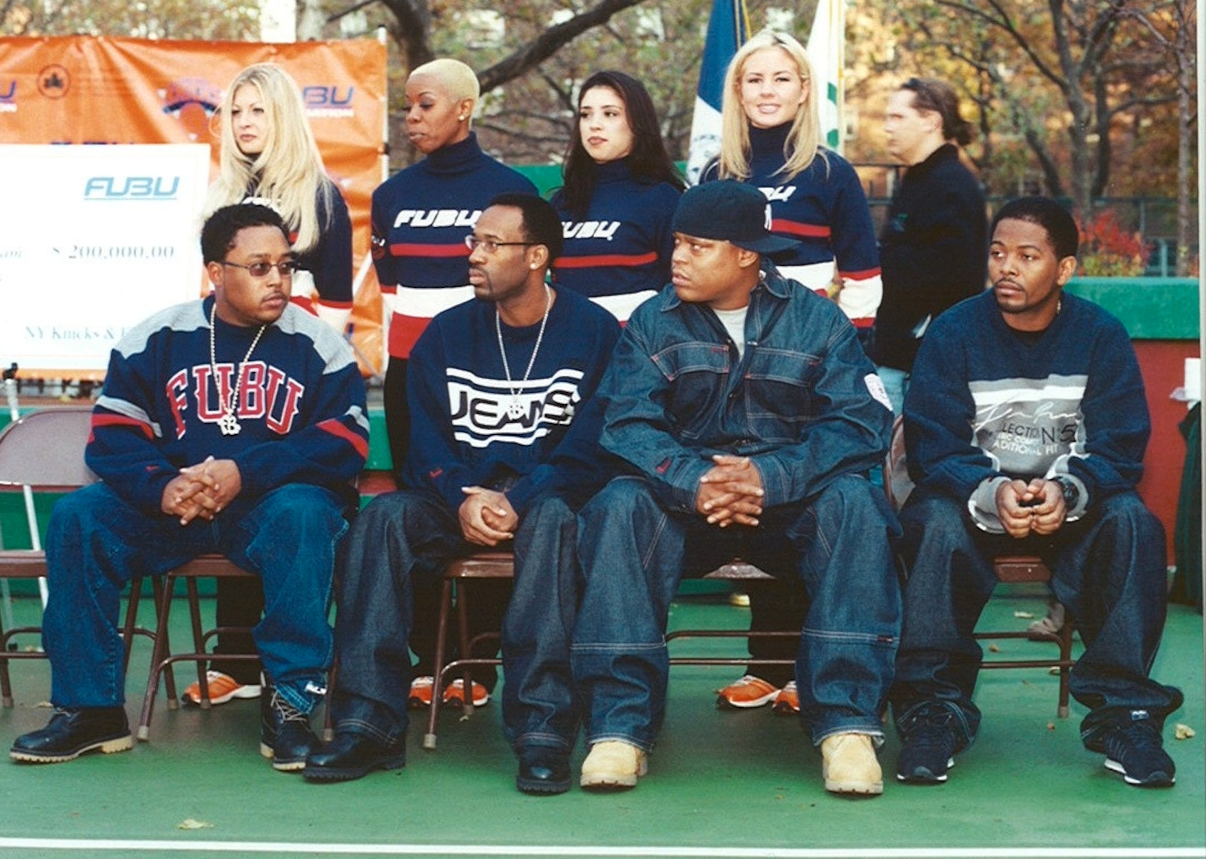 FUBU co-founders Daymond John, Jay Martin, Keith Perrin and Carlton Brown. Courtesy