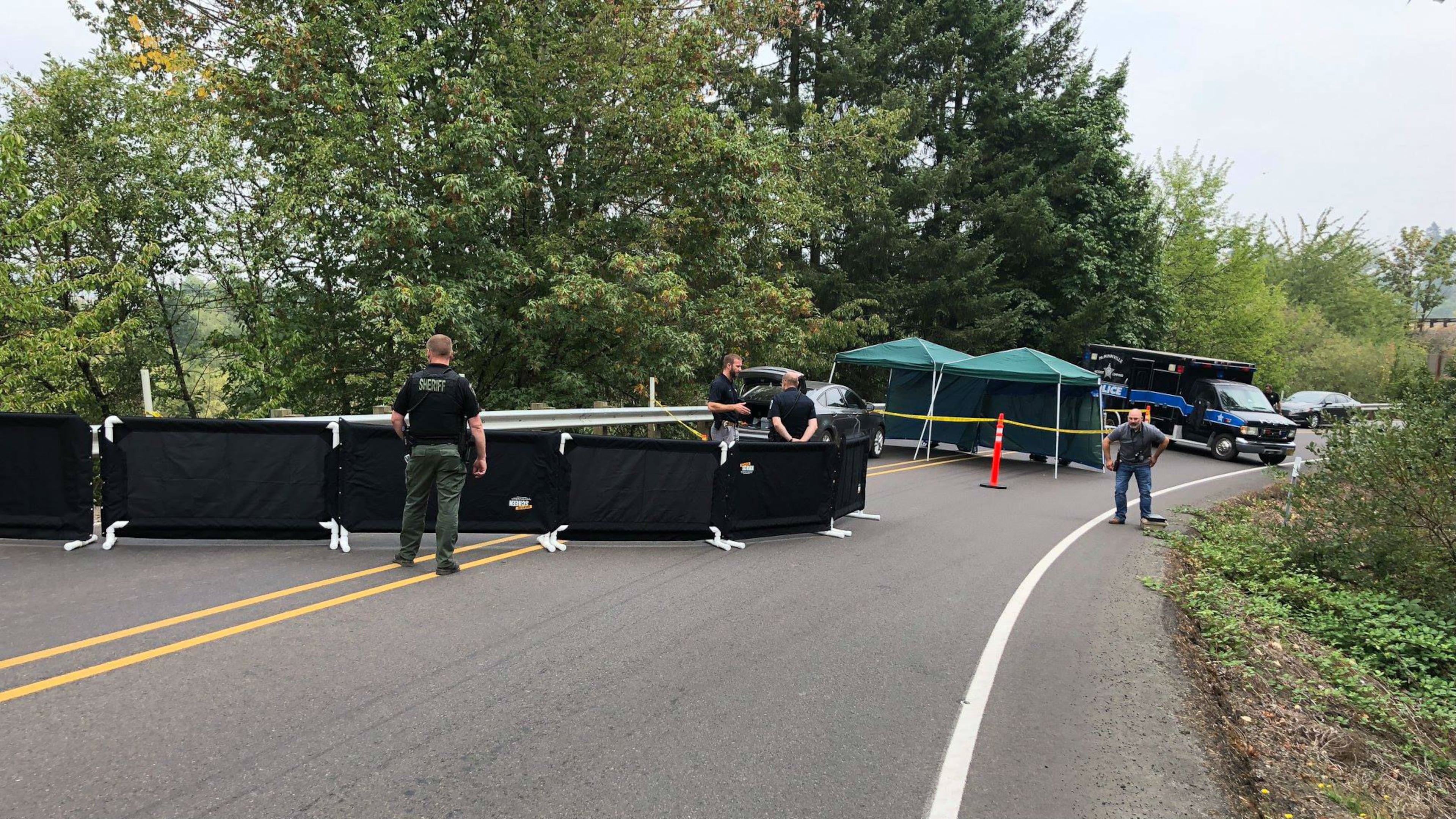Pictured is the location near Dayton, Oregon, where Meighan Cordie was found dead Aug. 23, 2018. Cordie, 27, of Salem, went missing Aug. 18, 2018, after tumbling from her mother's moving vehicle as they drove home from a wedding. Though her death was ruled accidental, her mother, Jennifer Weathers, 50, pleaded guilty Tuesday, Feb. 5, 2019, to driving under the influence of intoxicants when her daughter died.