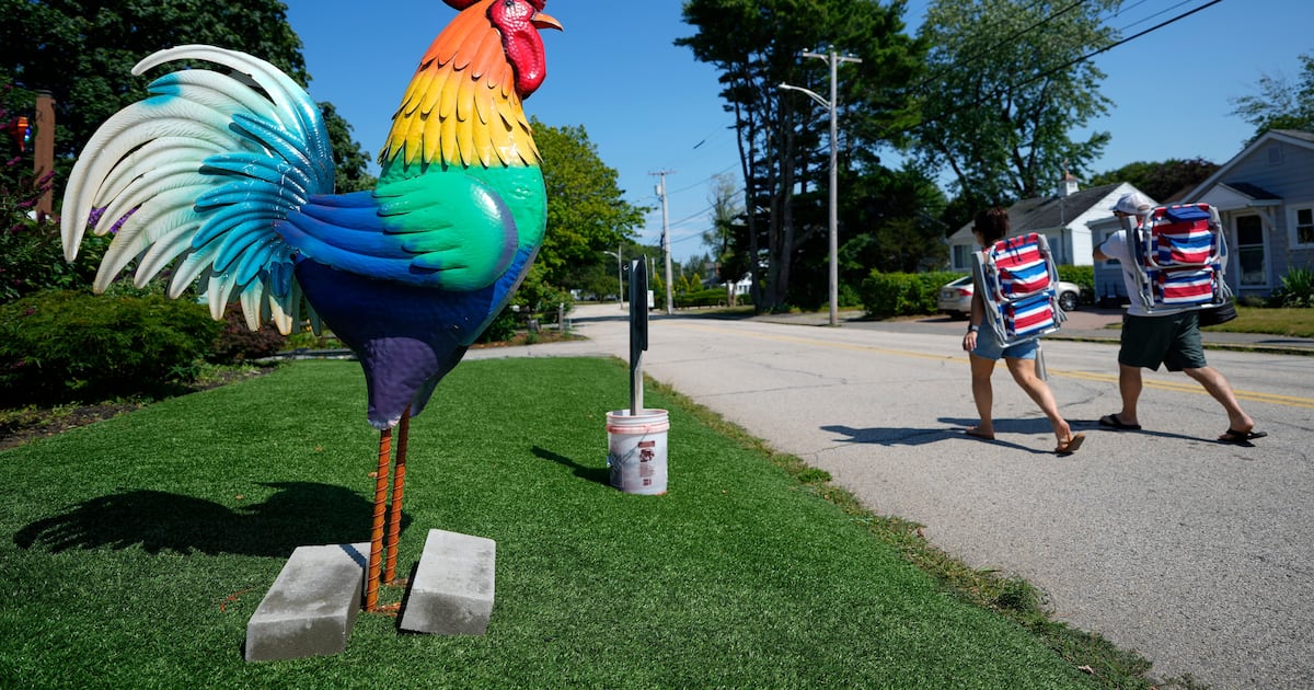 featured image for post Giant metal roosters spread autism acceptance in Maine after town zoning spat