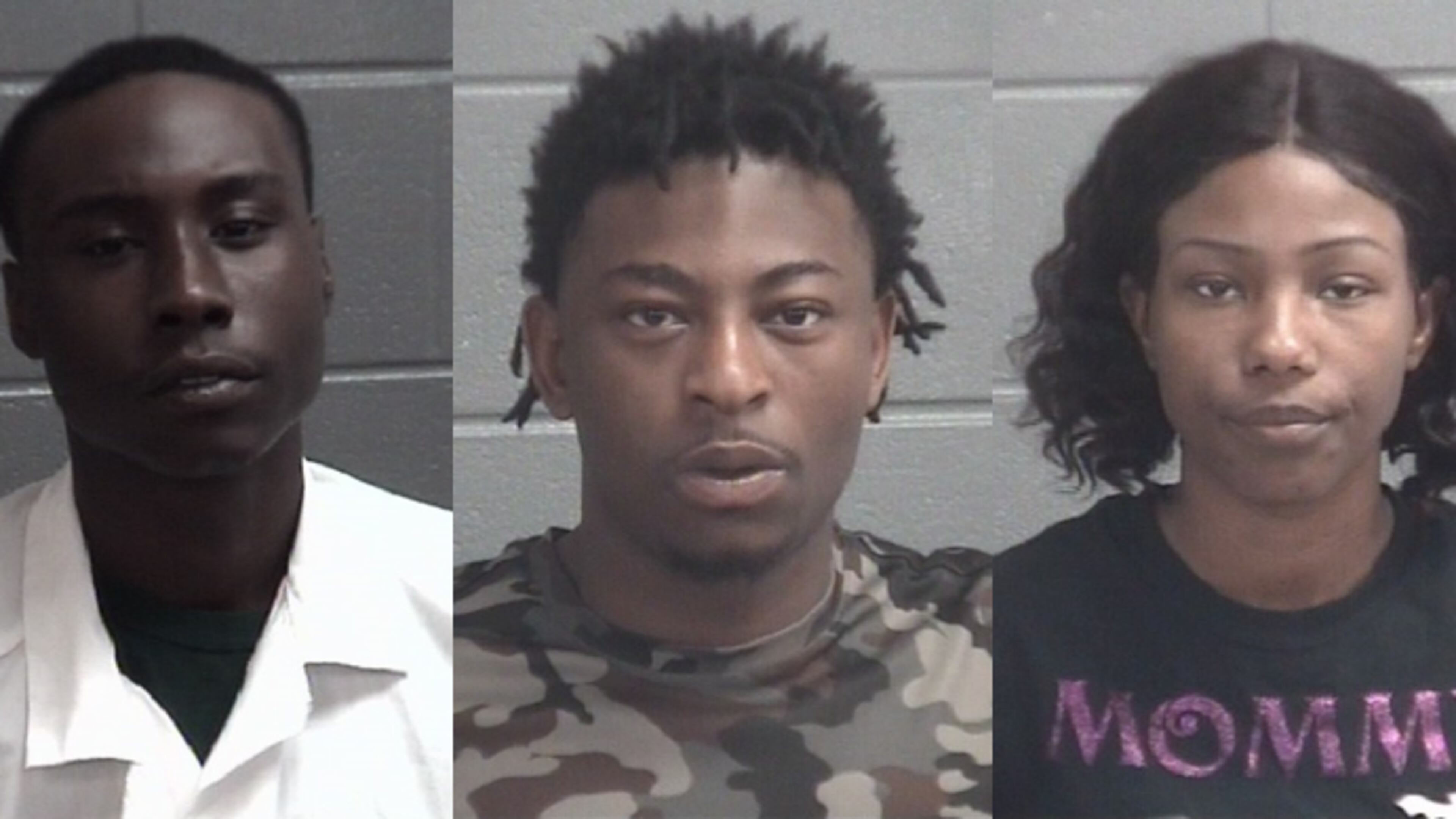 Dequavious Lamar Holland (from left), Brandon Deshard Holland, Jebre’a Asiaonna Maddox