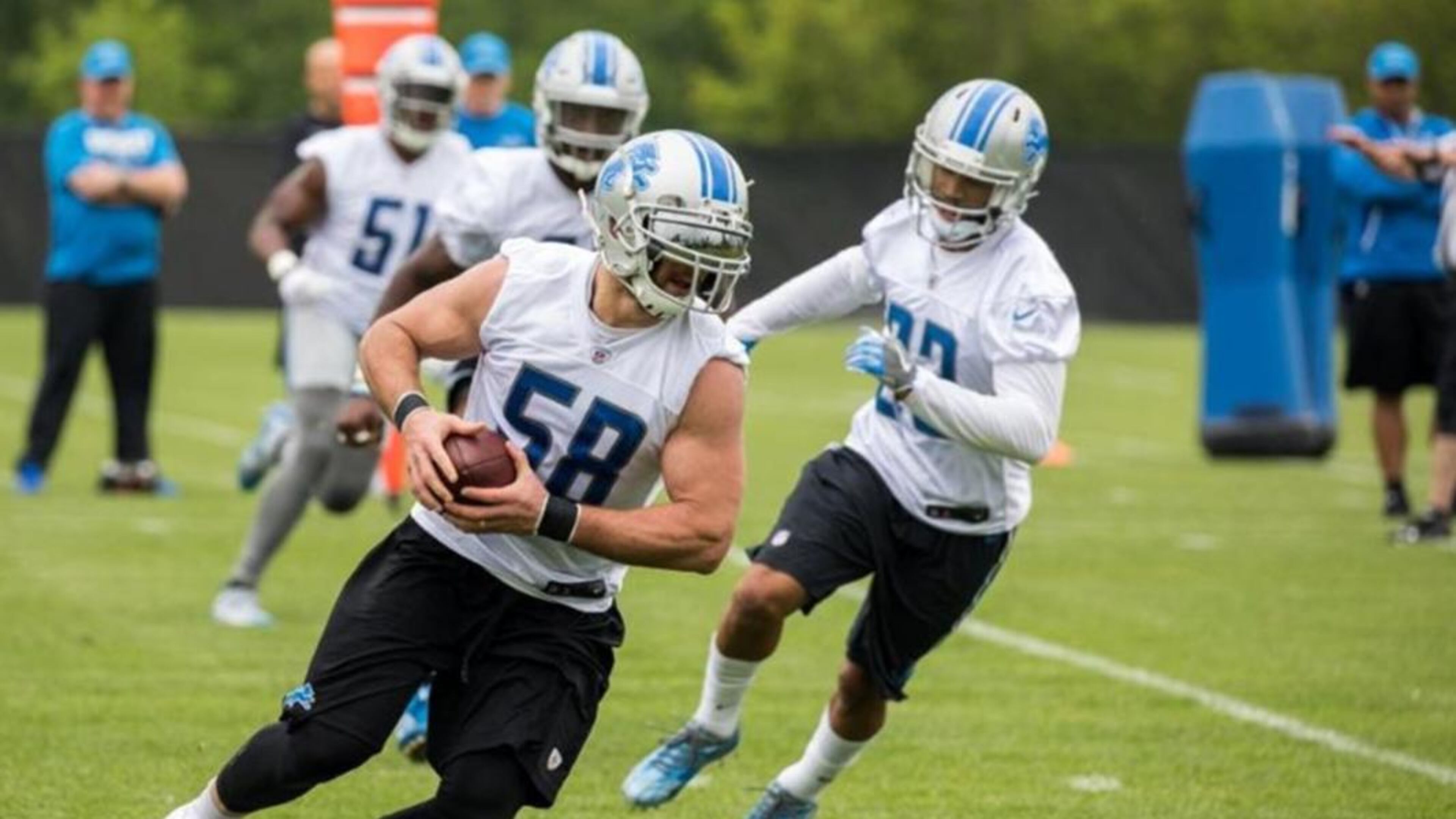 Linebacker Paul Worrilow is with the Detroit Lions.