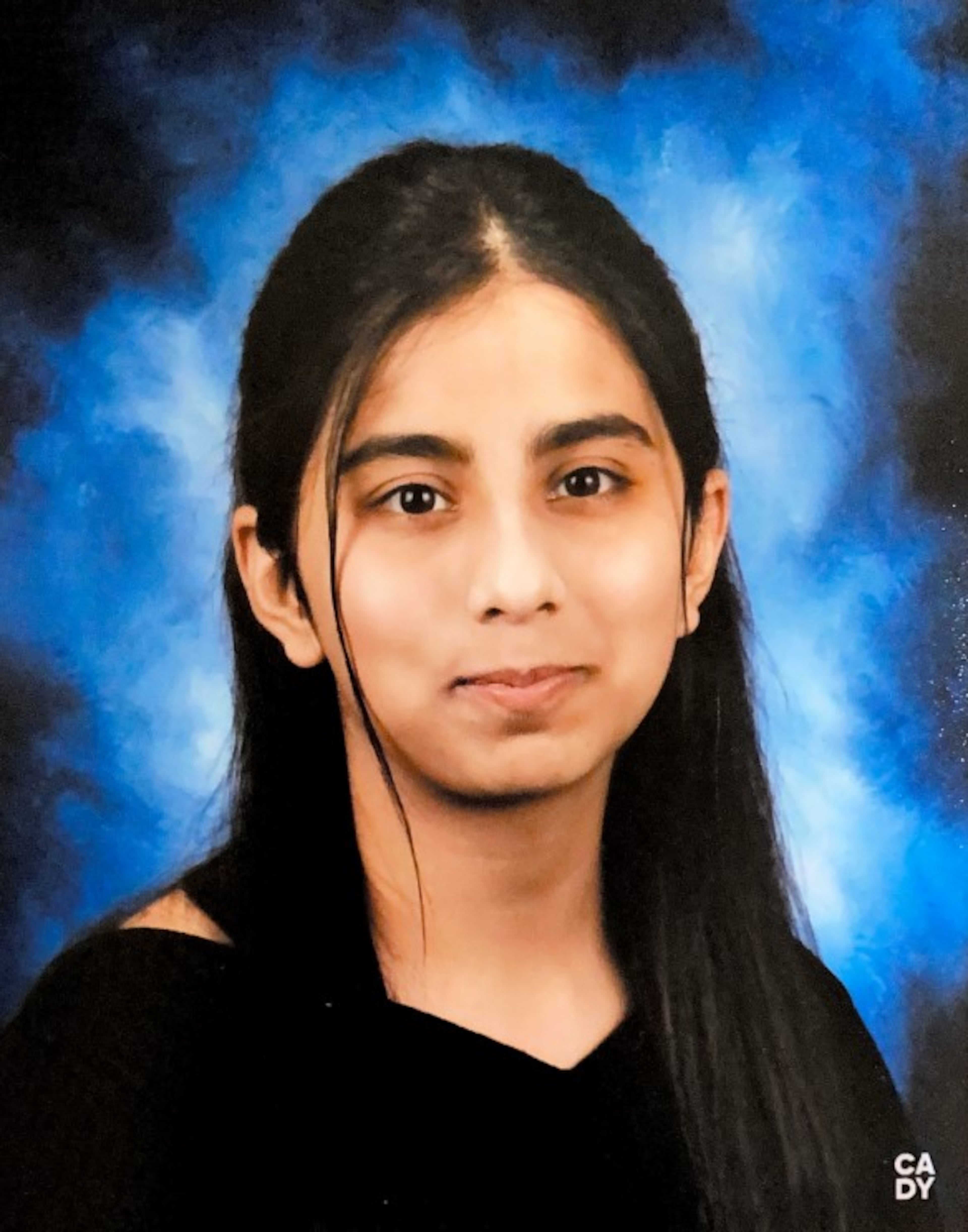 Safaa Mohammed is the 2025 valedictorian of Berkmar High School in Gwinnett County. Mohammed plans to study bioengineering and economics at Harvard College. “The moment I’ve waited for has arrived, but I don’t feel like I’m ready. I don’t think I would ever be ready. With my high school experience, though, I have the strength to at least brace myself for the ride ahead.” (Handout)