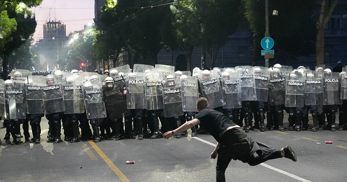 Riotous Aftermath: Tensions Boil Over in Belgrade