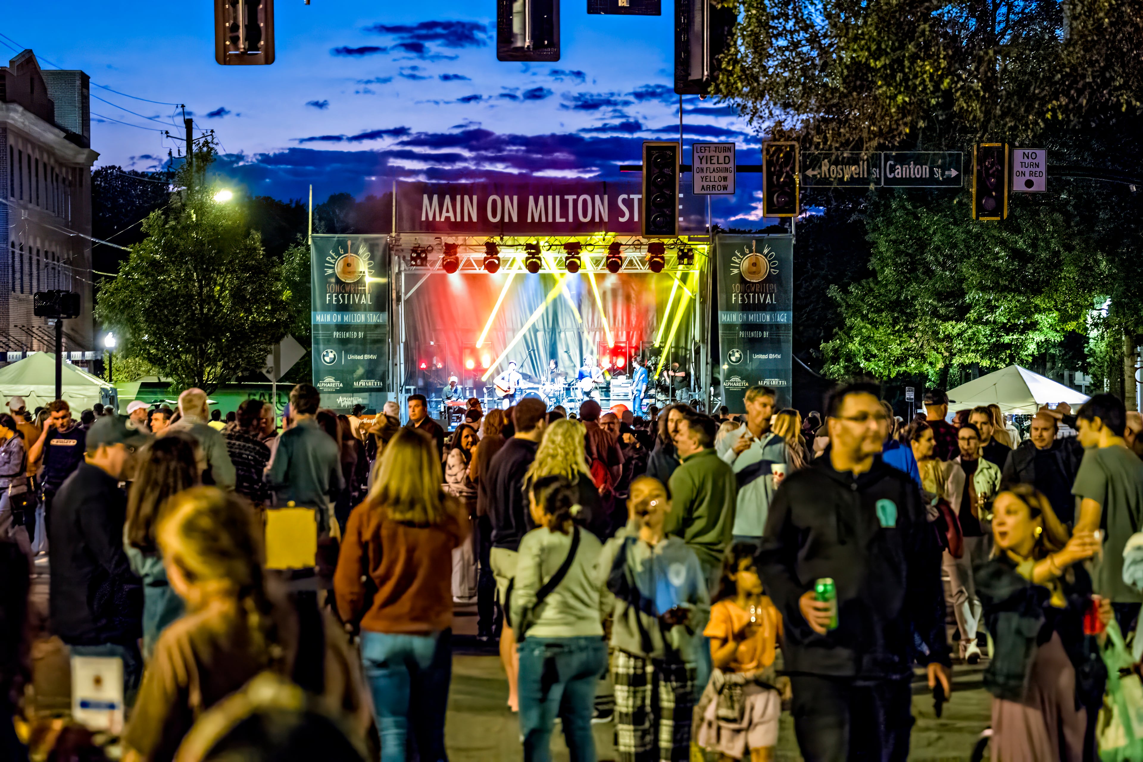 Alpharetta’s Wire & Wood Songwriters Festival features more than 30 performances headlined by Corey Smith on Friday, Oct. 9, followed by Sister Hazel on Saturday, Oct. 10. (Courtesy of Alpharetta Convention & Visitors Bureau)