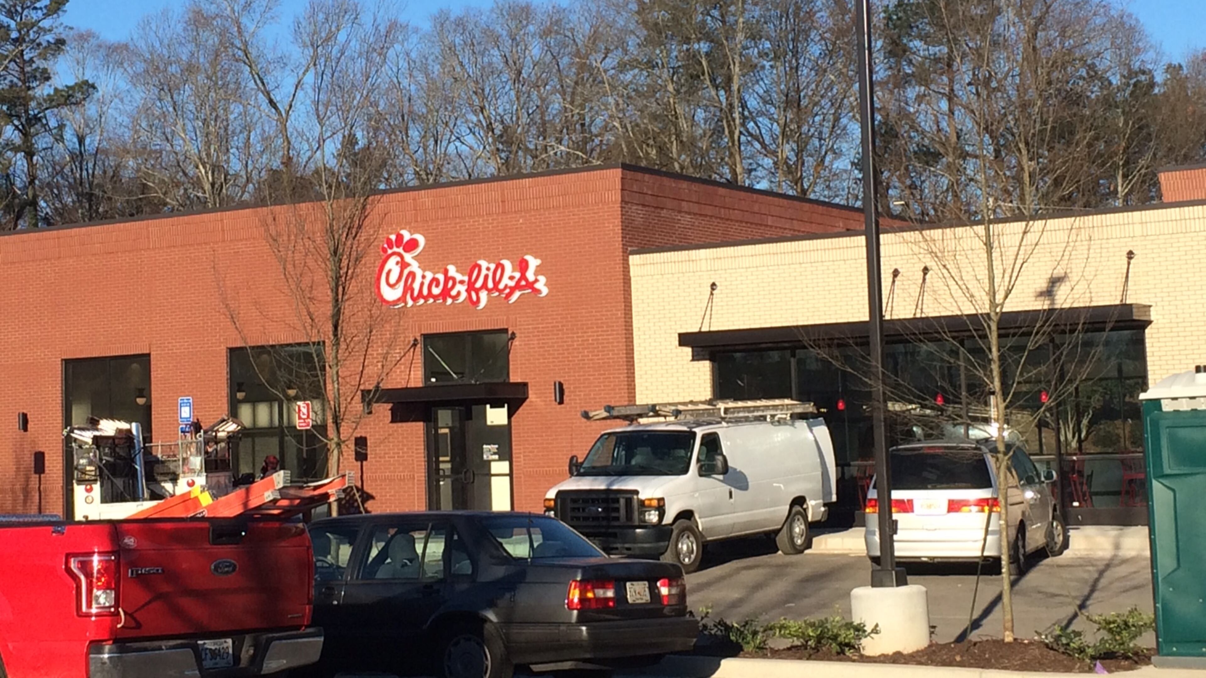 A new Chick-fil-A is under construction off Scott Boulevard.