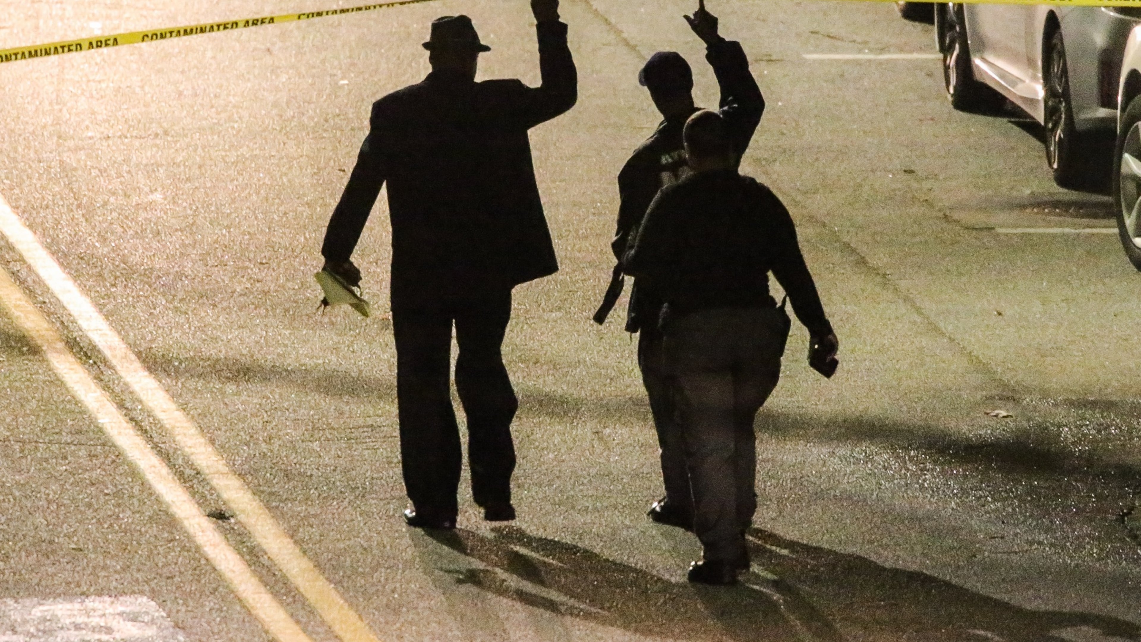 Atlanta police Friday were investigating the circumstances that led to a security guard shooting and killing a man in an Atlantic Station parking garage.