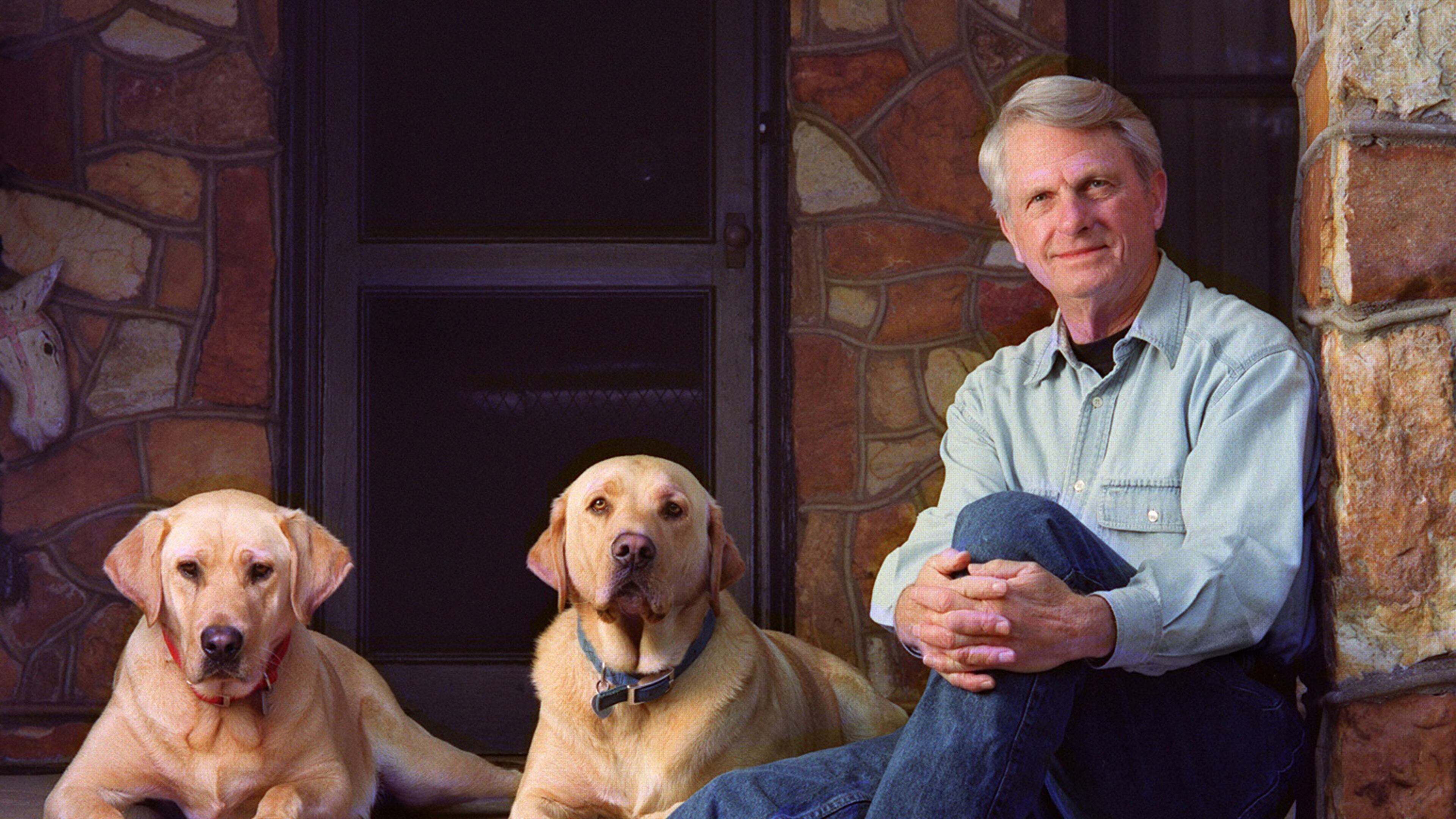 Zell Miller, the former Georgia governor and U.S. senator who died Friday at age 86, is shown sitting on the porch of the home in Young Harris that his widowed mother built with rocks she carried from a nearby creek. The town, where Miller began his political career, said goodbye to him on Monday in the first of three memorial services scheduled this week. (KIMBERLY SMITH/AJC staff)