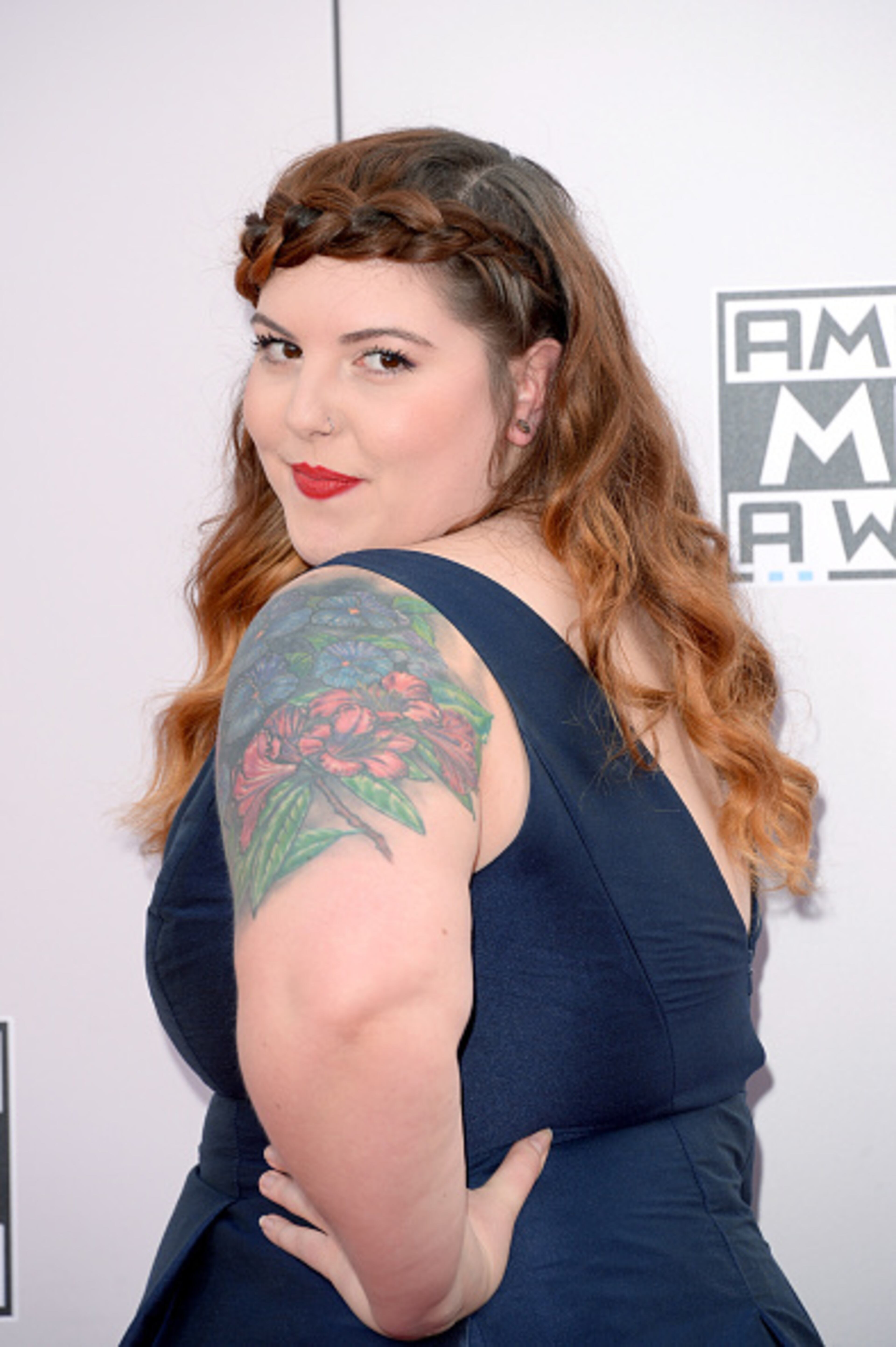 LOS ANGELES, CA - NOVEMBER 23: Singer Mary Lambert attends the 2014 American Music Awards at Nokia Theatre L.A. Live on November 23, 2014 in Los Angeles, California. (Photo by Jason Merritt/Getty Images)