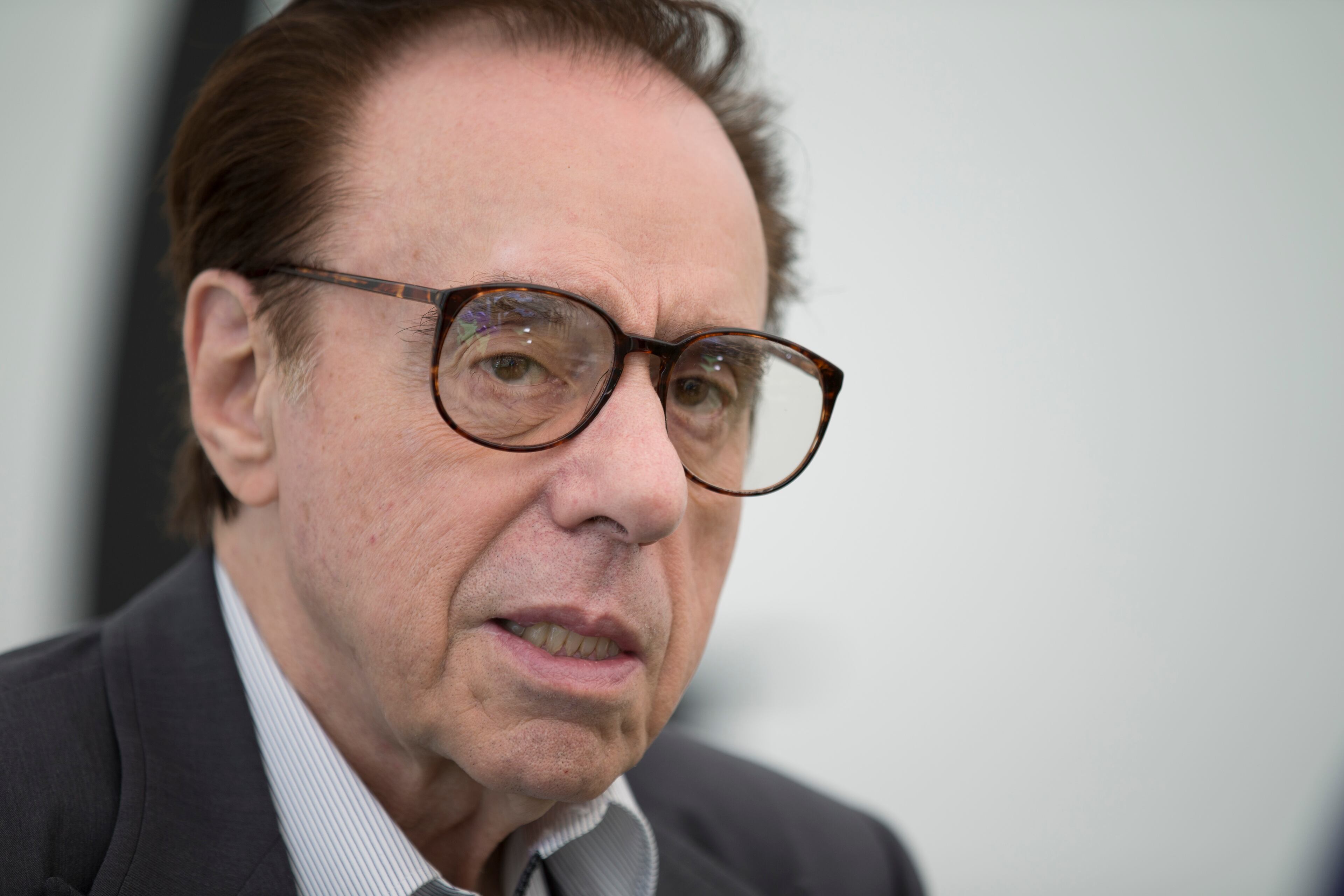 Director Peter Bogdanovic poses for portraits during the 71st edition of the Venice Film Festival in Venice, Italy, Friday, Aug. 29, 2014. (AP Photo/Andrew Medichini)