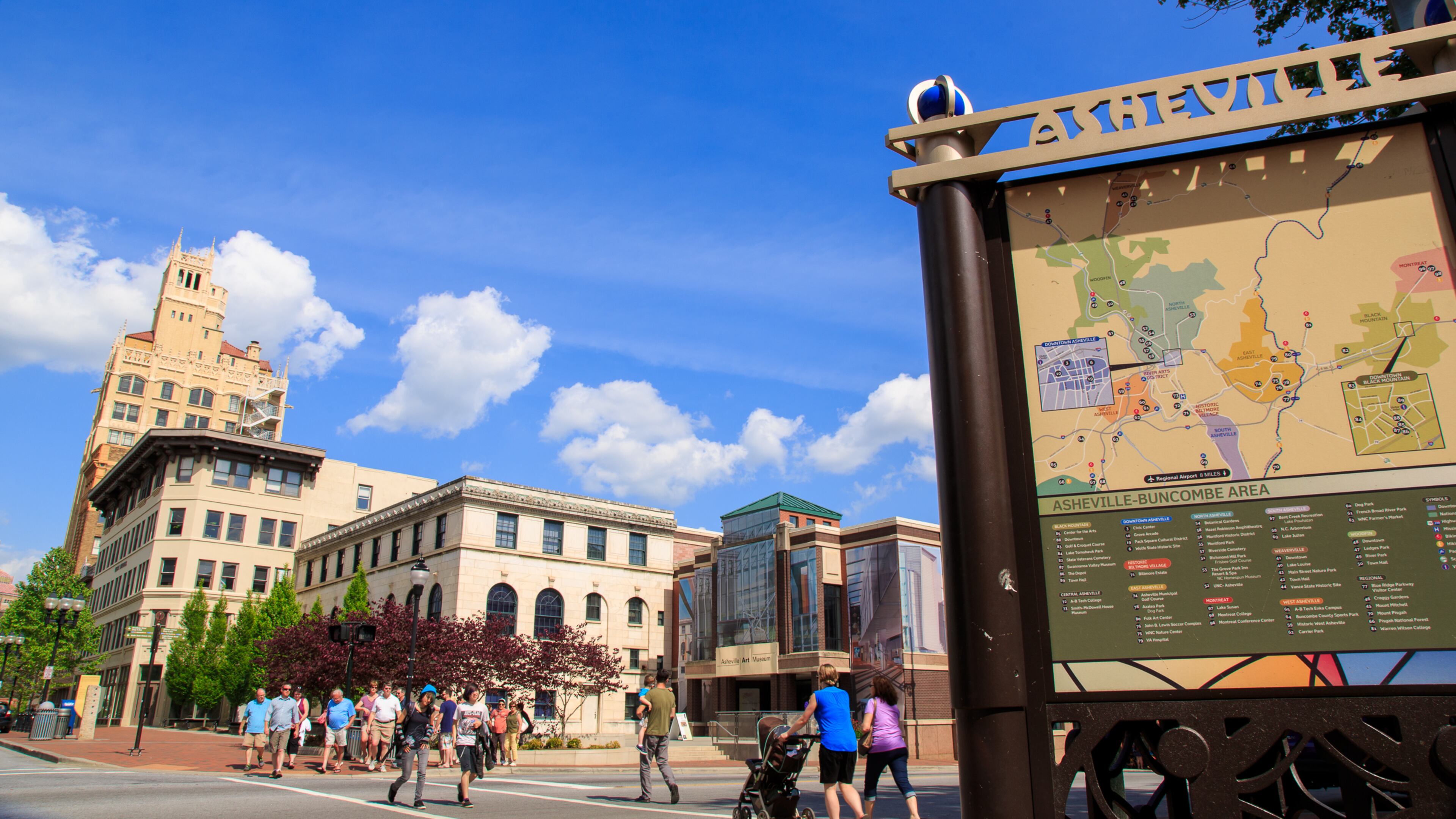 Asheville is notably a funky mountain town just a few hours' drive from Atlanta, worth exploring whether you're a newbie or not.