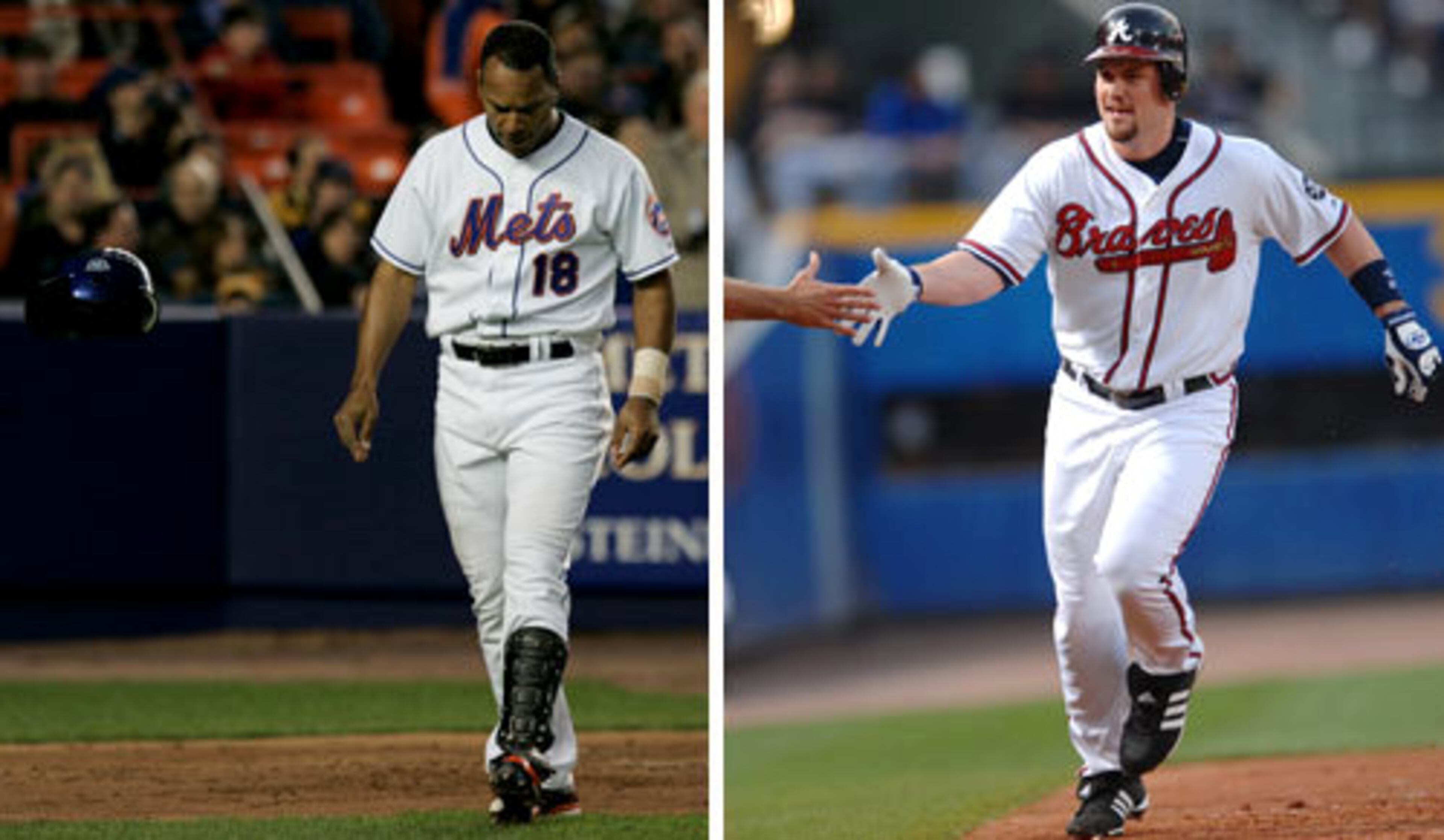 Left field: Mets Moises Alou or Braves Matt Diaz.