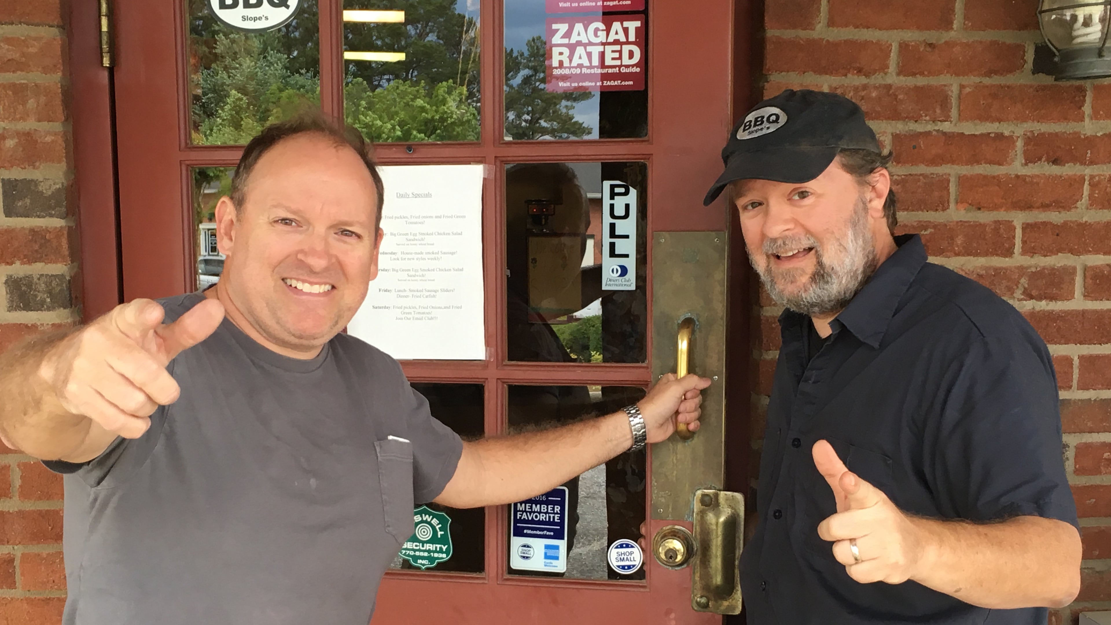 Brothers Glenn and Andy McDaniel recently renamed their barbecue joint. Courtesy of McDaniel’s QN2 BBQ