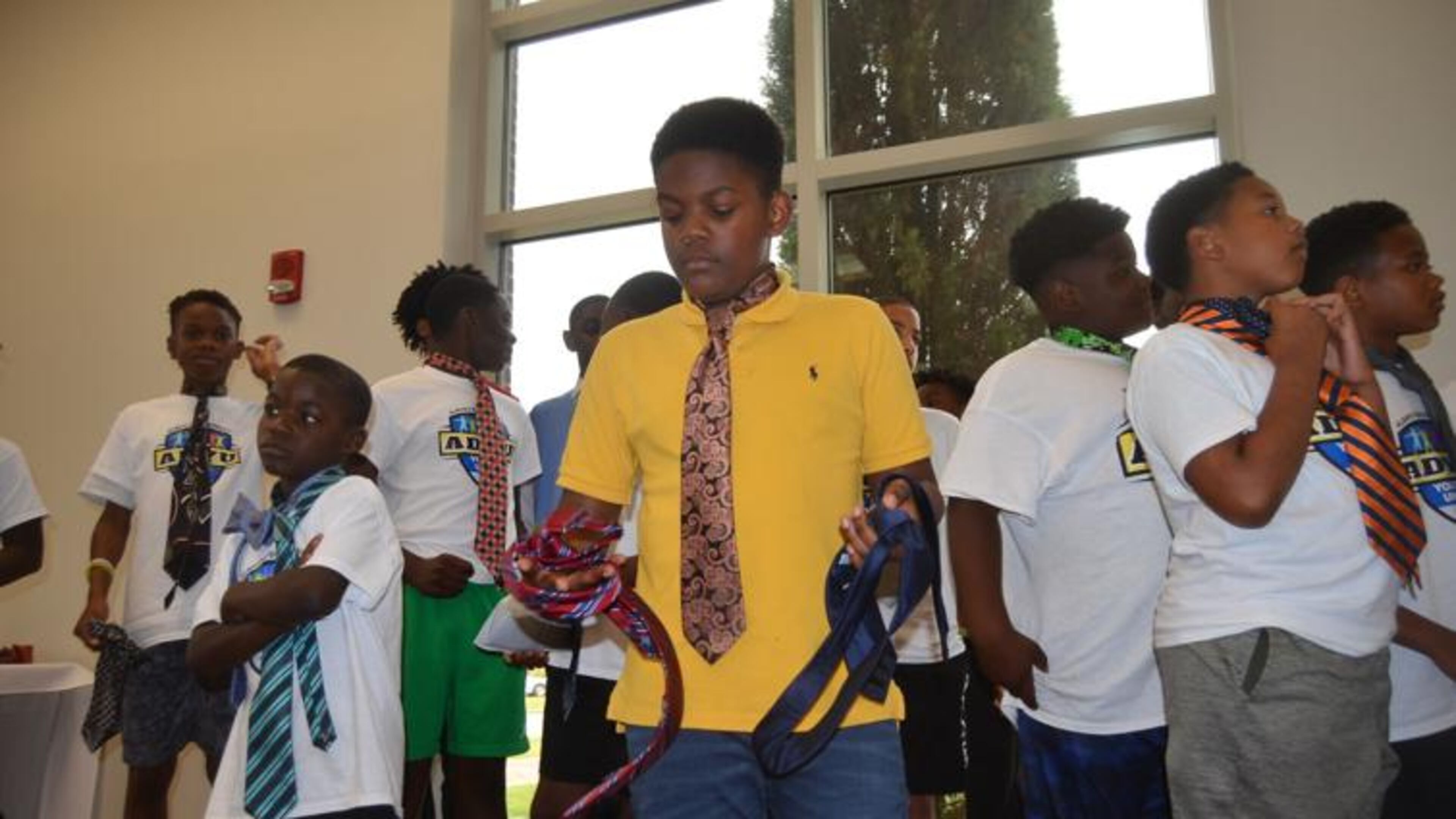 More than 50 area students participated in the Ties That Bind event held Wednesday at the Albany State University West Campus and hosted by the Phoebe Network of Trust. (Photo Courtesy of Alan Mauldin)