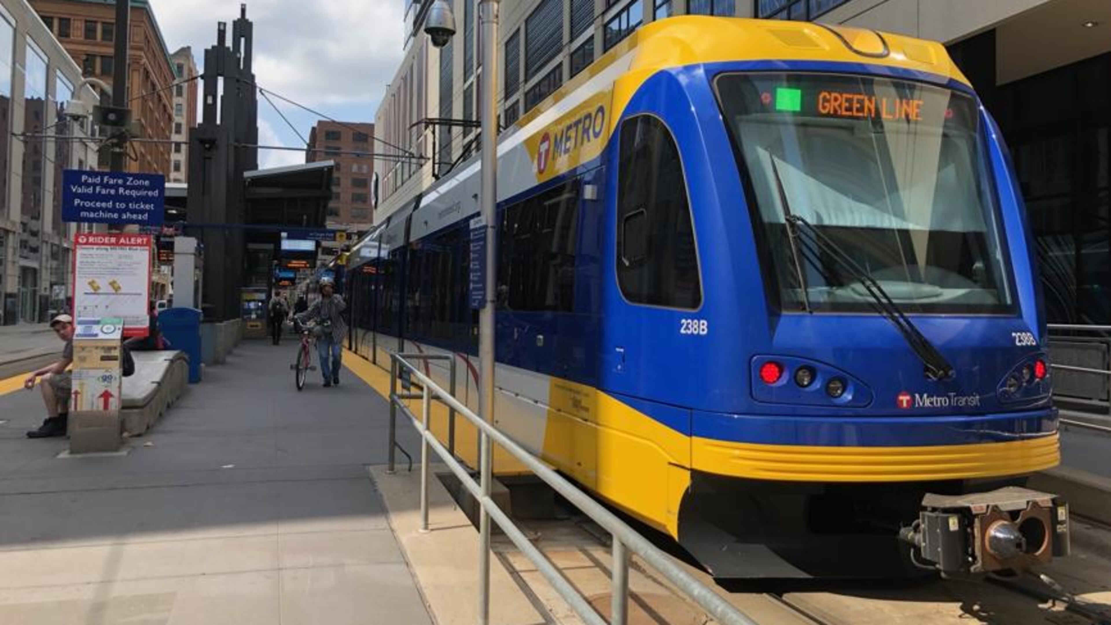 MARTA's plans for Atlanta include 29 miles of light rail, like this line in Minneapolis.