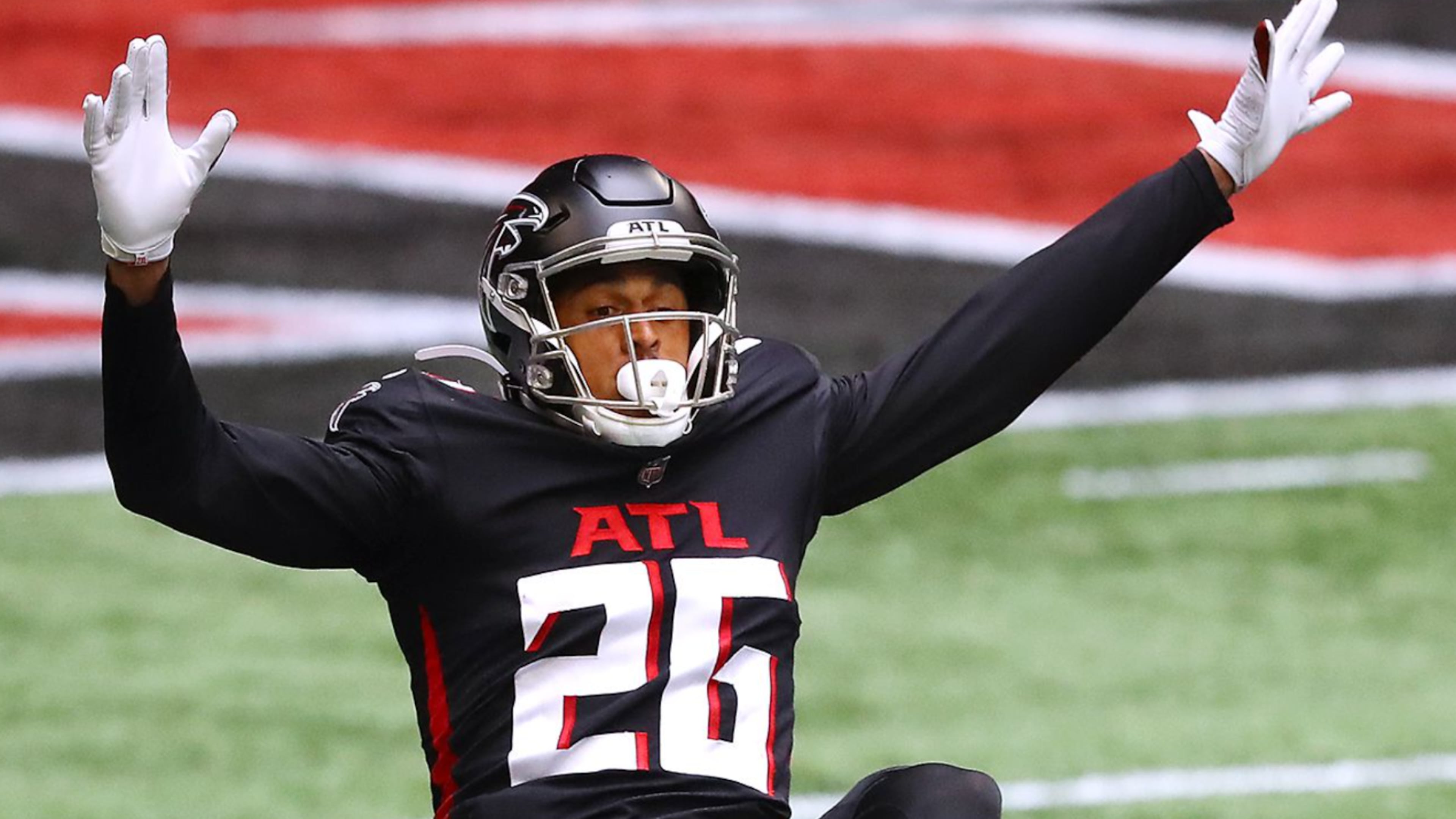Falcons cornerback Isaiah Oliver, who is coming off major reconstructive knee surgery, was added to the 53-man roster Saturday. (Curtis Compton / Curtis.Compton@ajc.com)