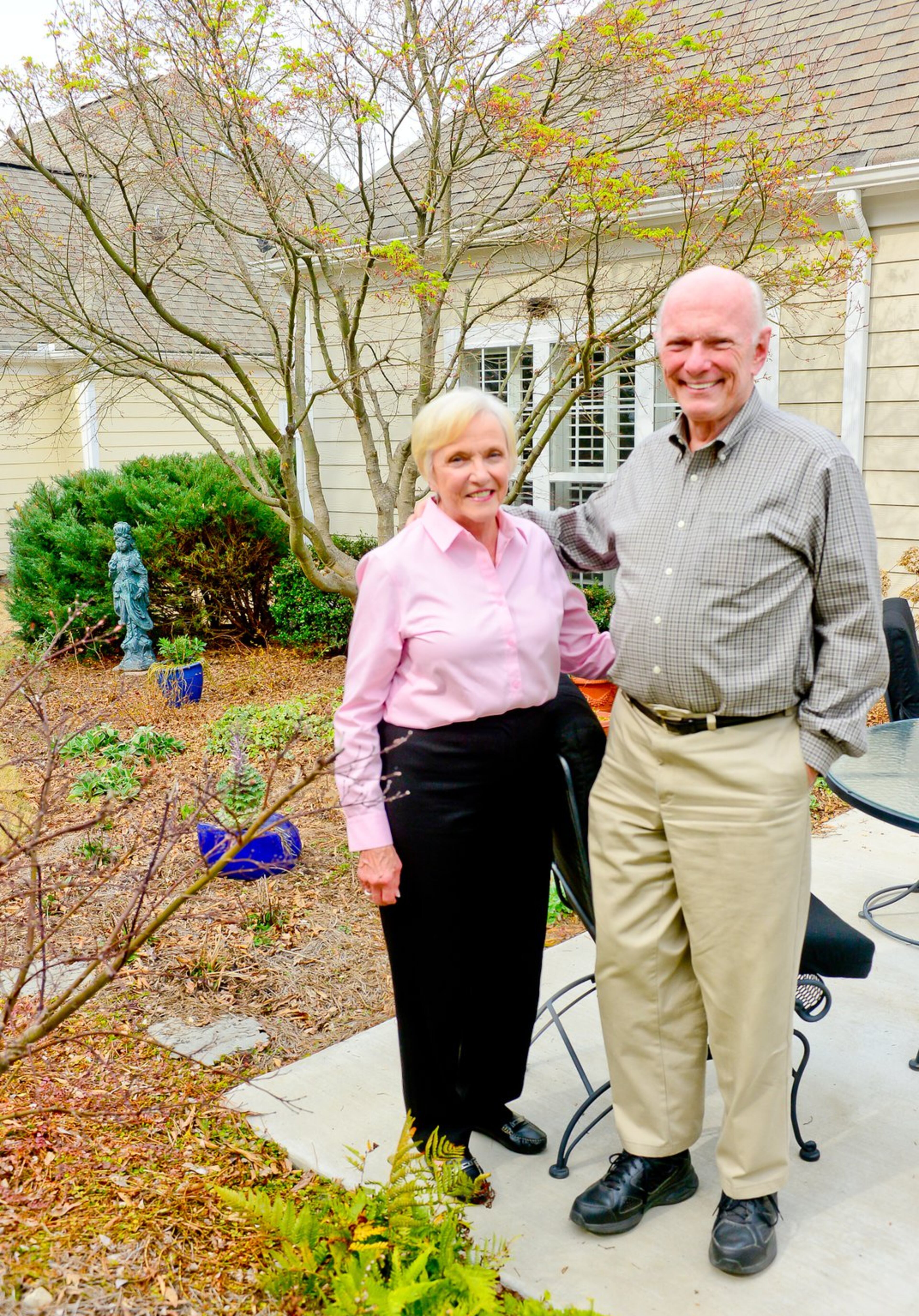 Linda and Chris Clark moved into their 2,000-square-foot Stone Mountain cottage in 2015, downsizing from their previous home of about 8,500 square feet in Sandy Springs. Chris is the former CEO of Northside Hospital.