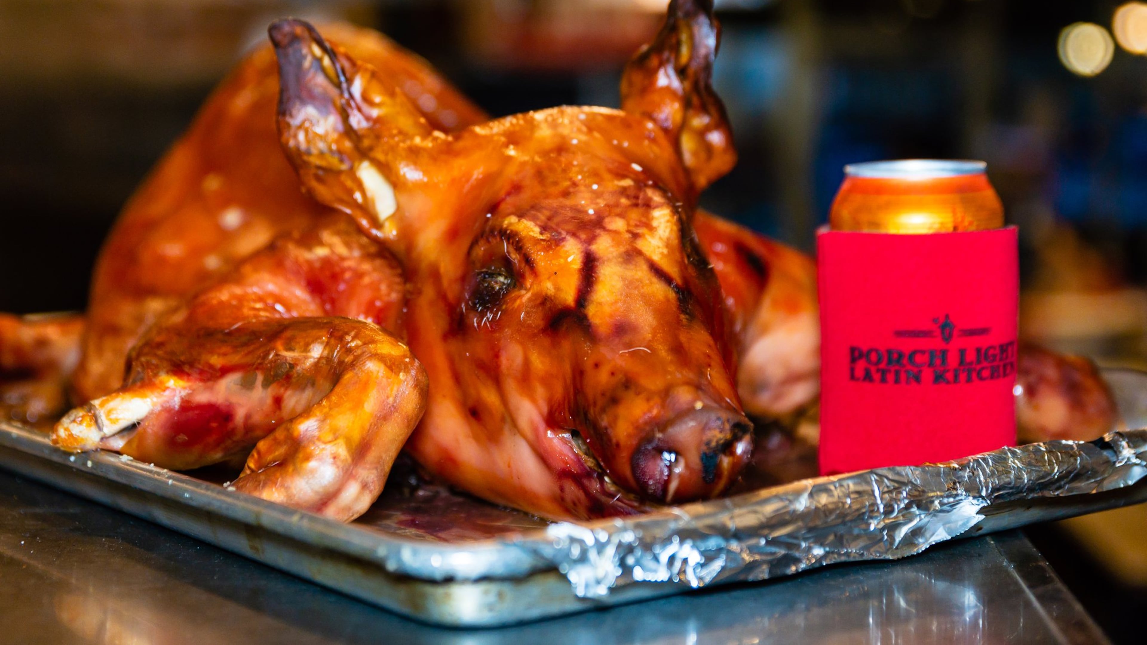 A whole pig can be ordered in advance for large groups at Porch Light Latin Kitchen. CONTRIBUTED BY HENRI HOLLIS