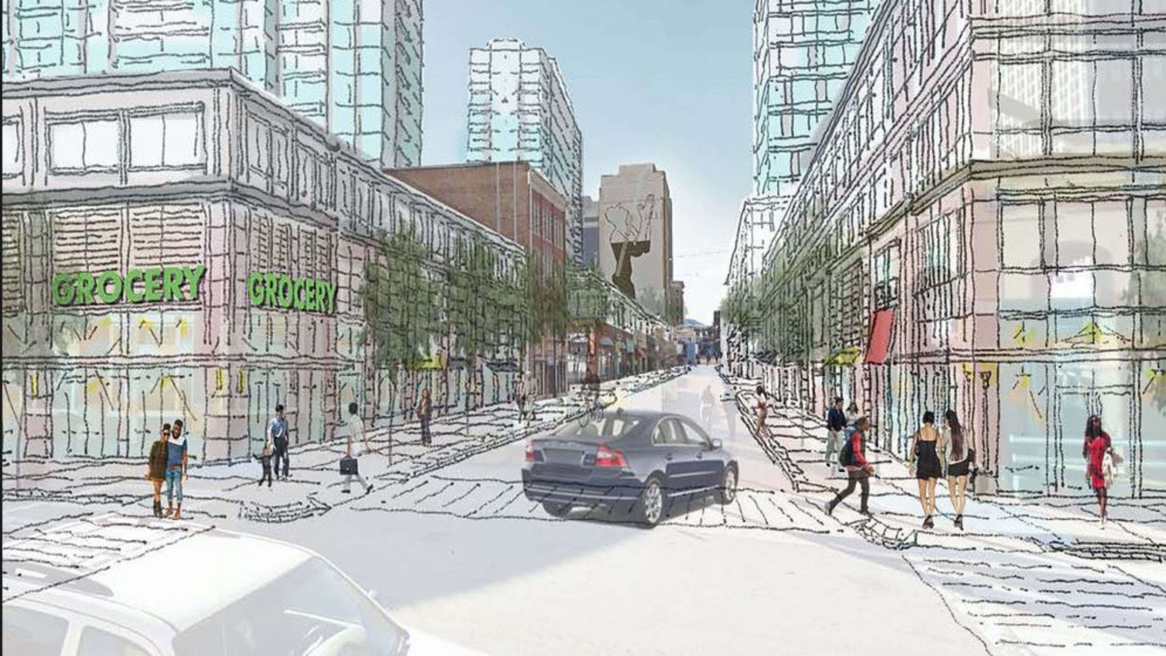 Renderings show WRS’s plans for Underground Atlanta. Source: WRS