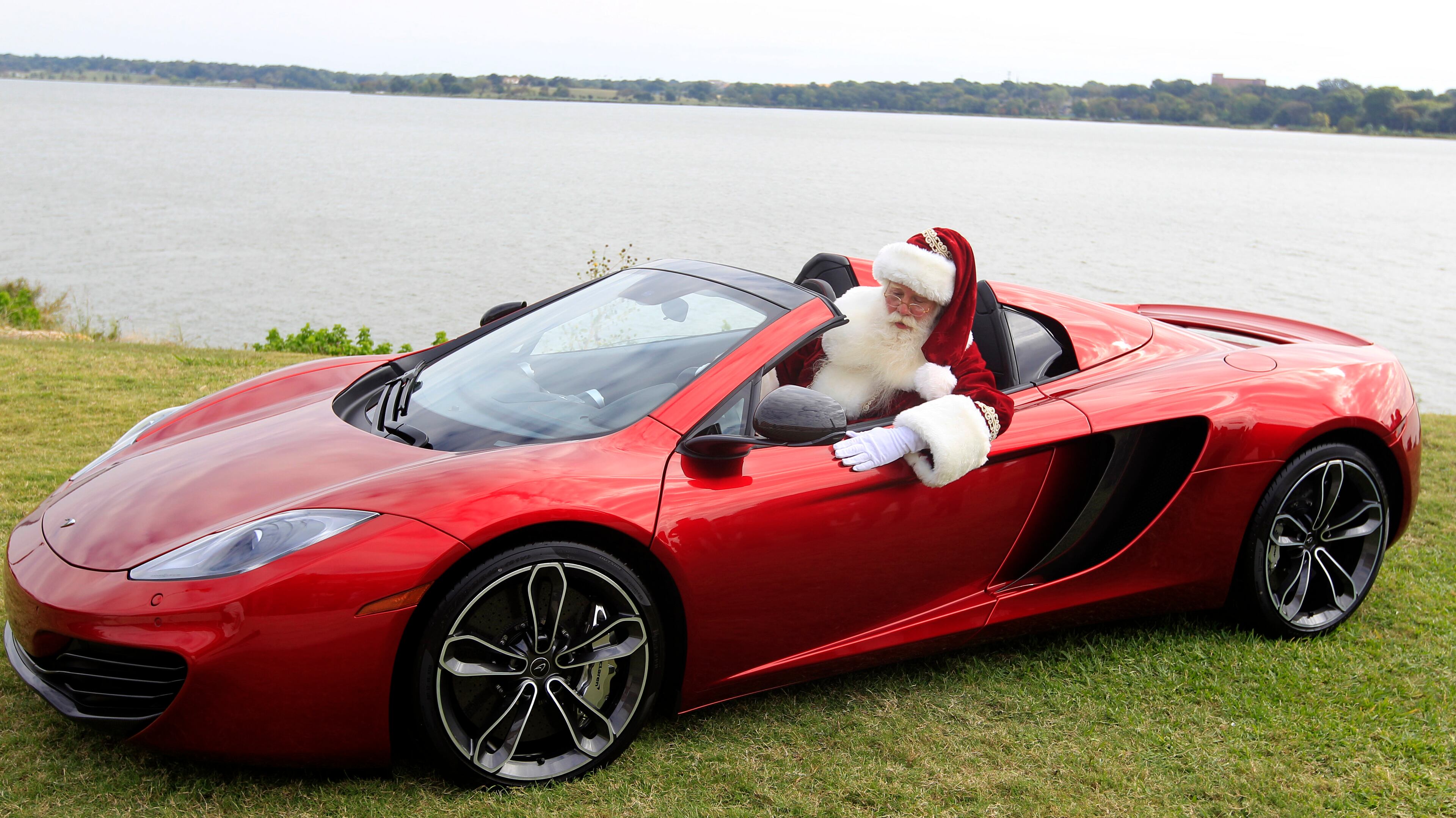 The 86th edition of Neiman's Christmas Book also includes a red, special edition McLaren 12C Spider for $354,000.
