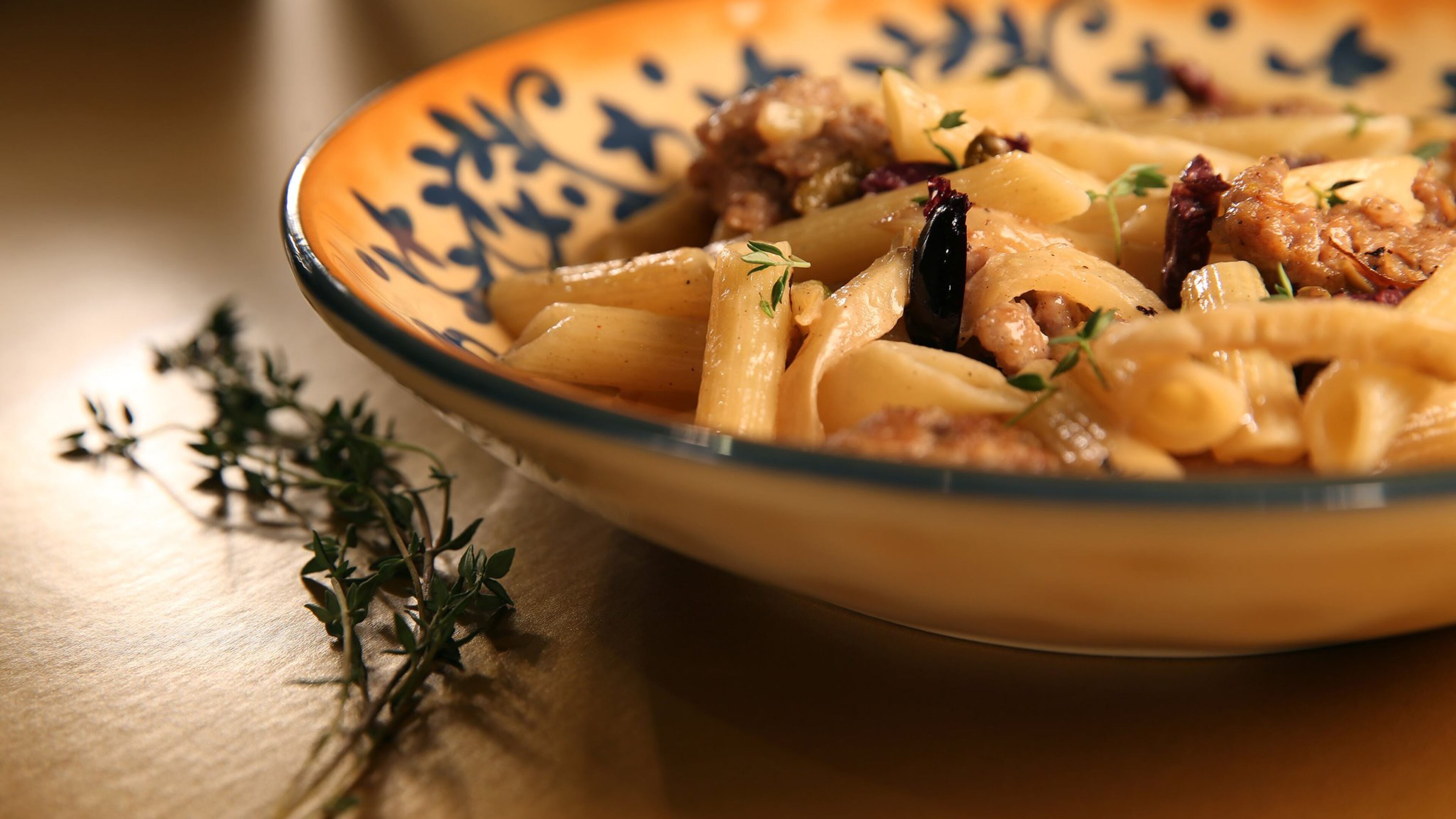 Penne is tossed with Italian sausage and sauteed fennel. A douse of cream brings the flavors together. (Abel Uribe/Chicago Tribune/TNS)
