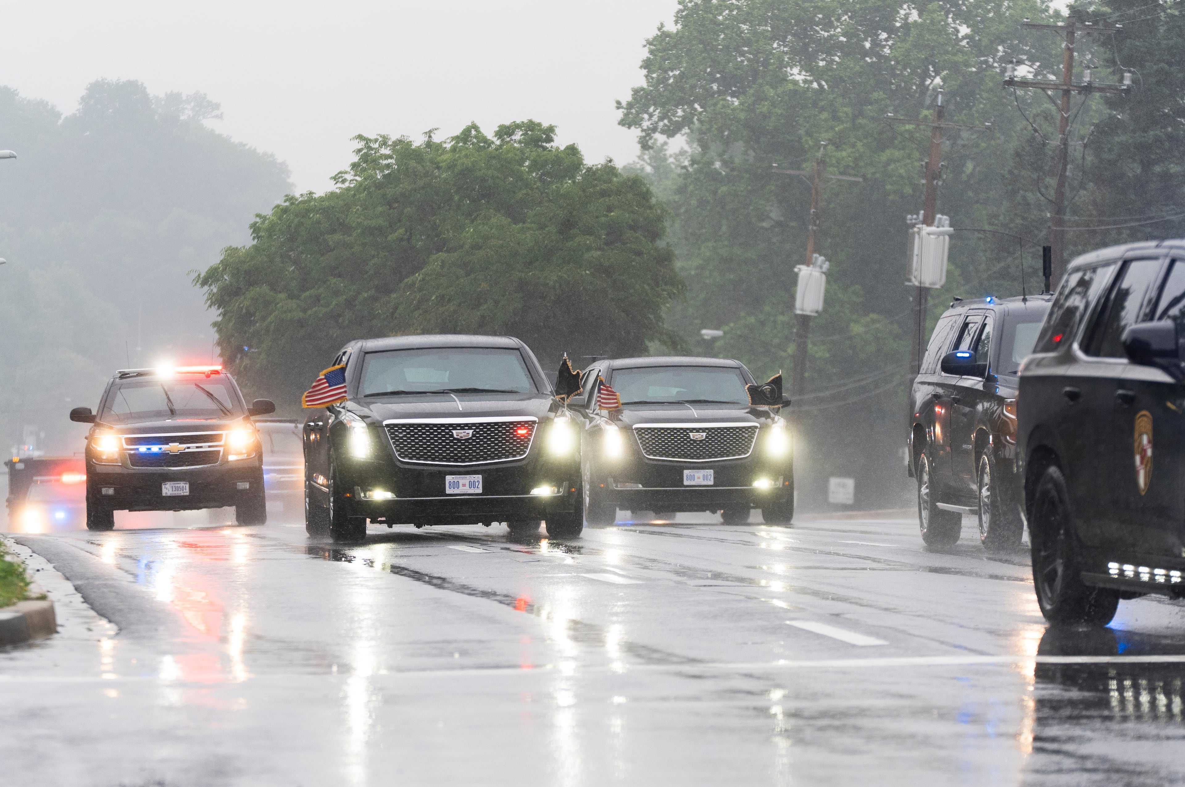 President Trump's Motorcade