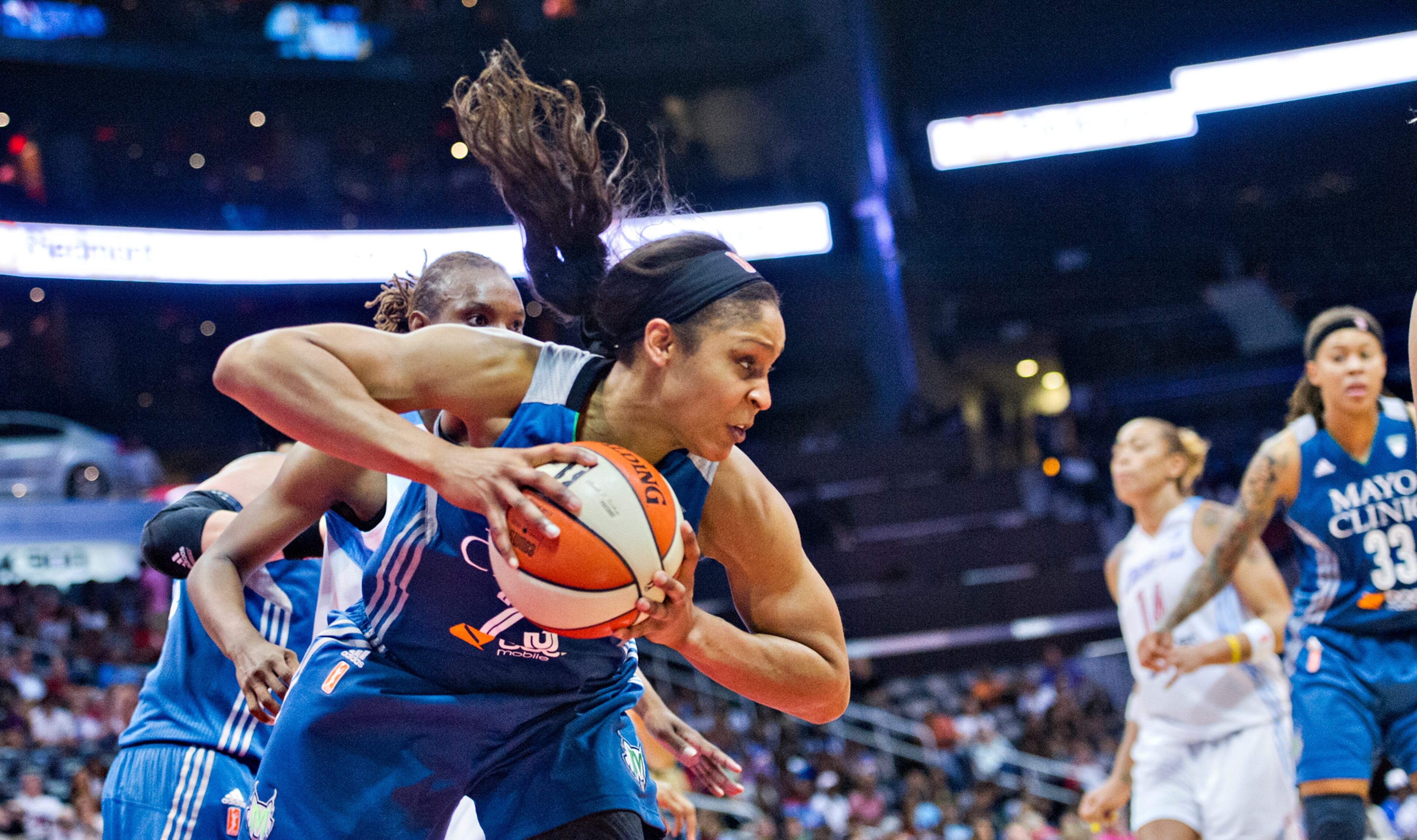 Basketballer Maya Moore starred at Gwinnett's Collins Hill High School before winning national championships with the University of Connecticut, a gold medal with Team USA and, in 2014, the WNBA's MVP award. She was also the first-ever female basketball player to sign an endorsement deal with Nike's Jordan brand. (JOHNATHAN PHILLIPS / SPECIAL)