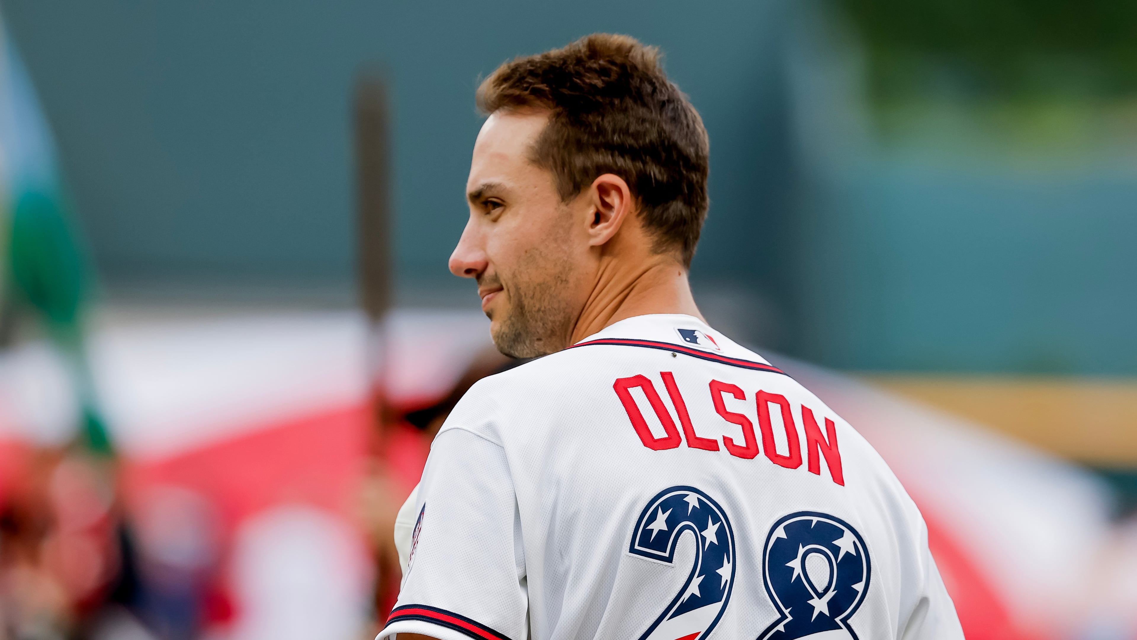 Atlanta Braves first baseman Matt Olson has played 740 games in a row. (Erik S. Lesser/AP)