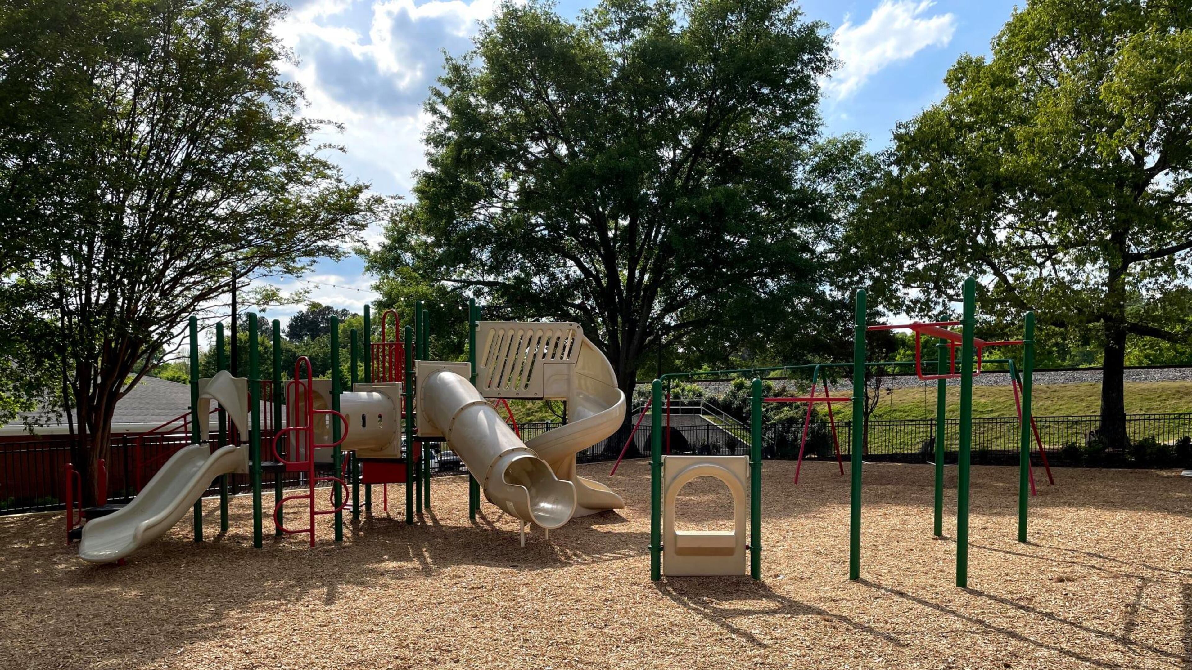 Suwanee recently hosted a ribbon cutting ceremony to unveil completed renovations to Station Park at 373 Buford Highway. (Courtesy City of Suwanee)