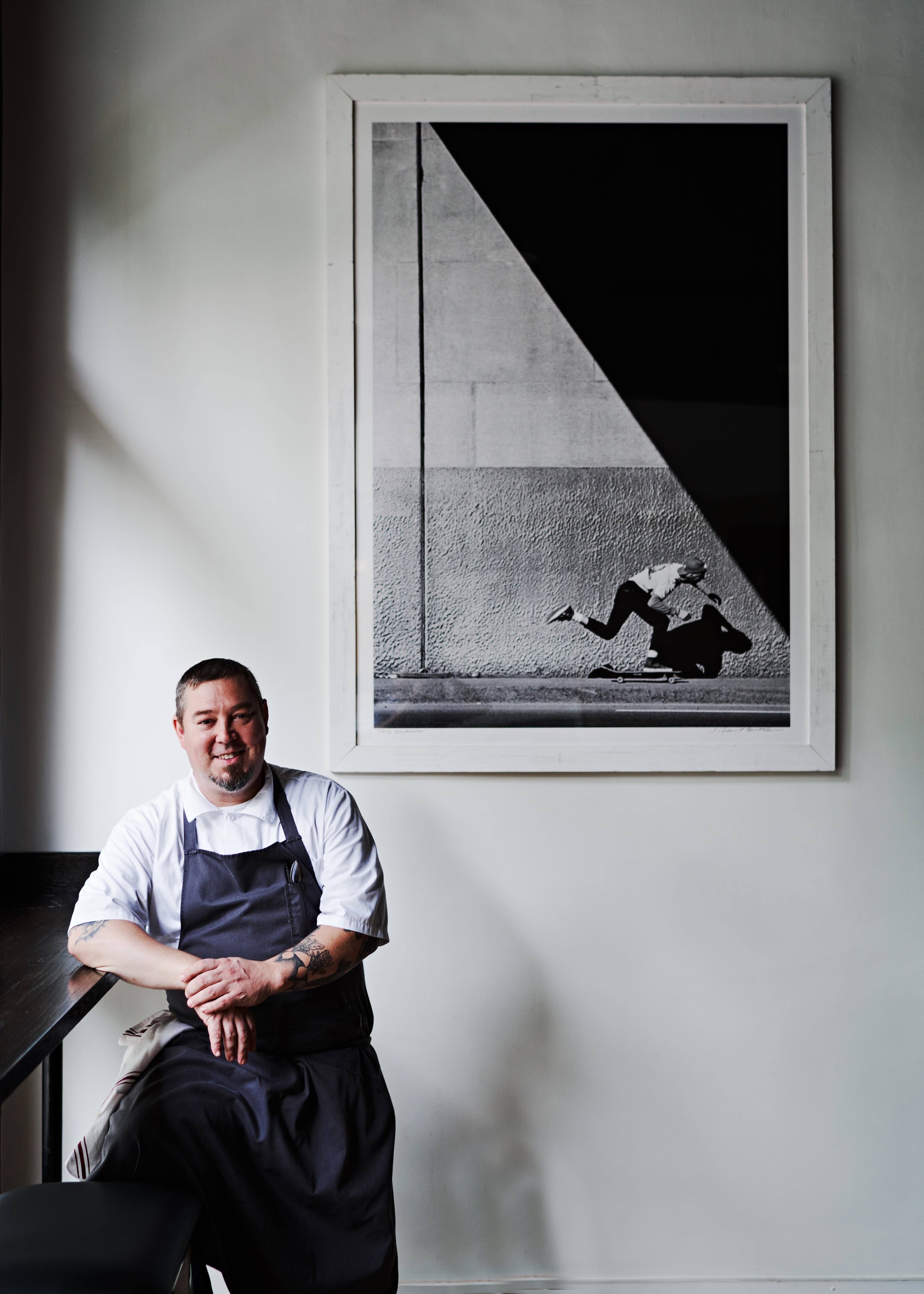 Chef Terry Koval discovered skateboarding in the late '80s after his family settled in Mauldin, South Carolina. (Courtesy of Andrew Thomas Lee)