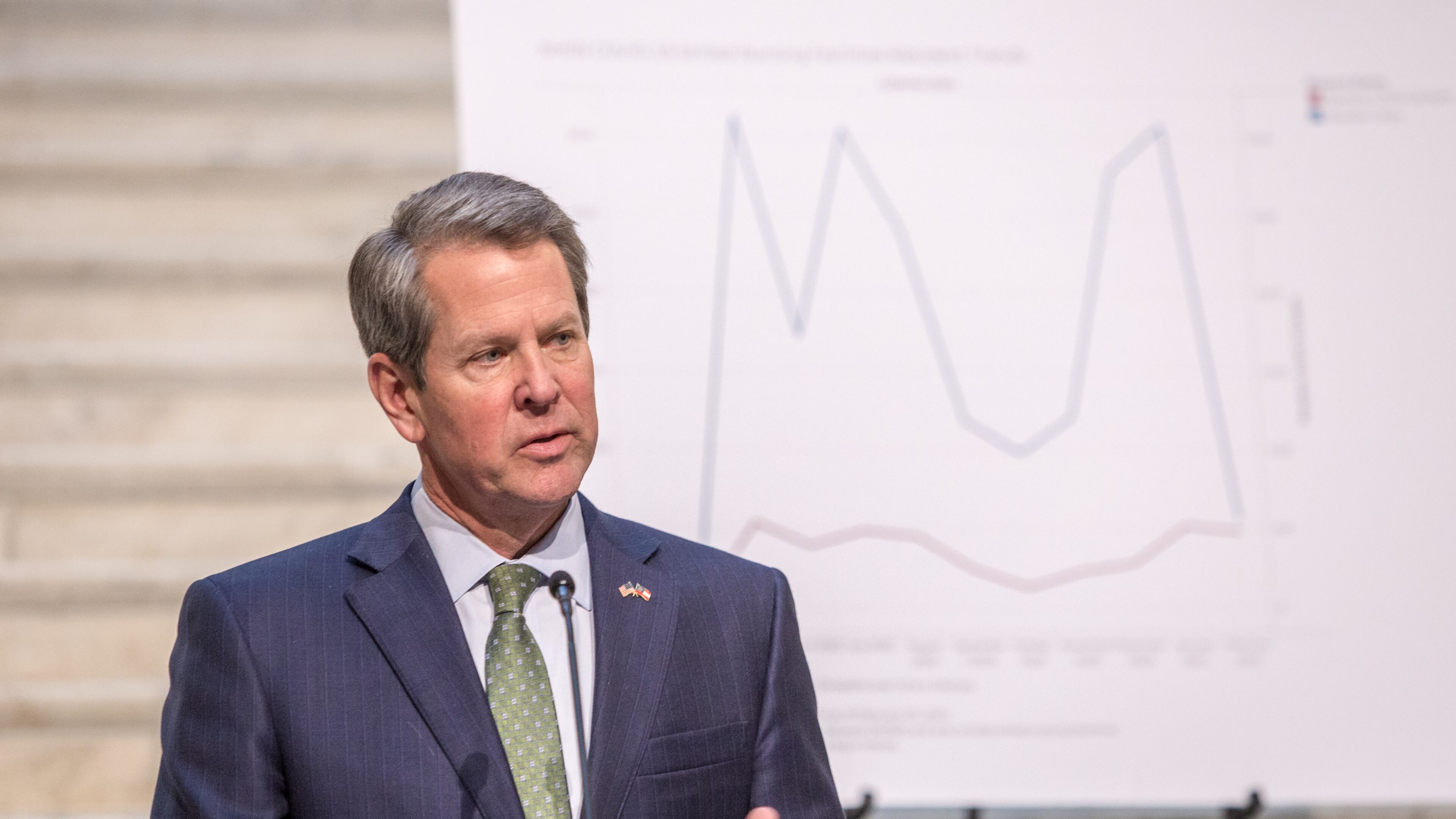 Gov. Brian Kemp announces expanded vaccine sites across Georgia on Wednesday, March 3, 2021, at the Capitol. This past week he also announced expanded eligibility among Georgians to receive COVID-19 vaccines. (Photo: Jenni Girtman for The Atlanta Journal-Constitution)