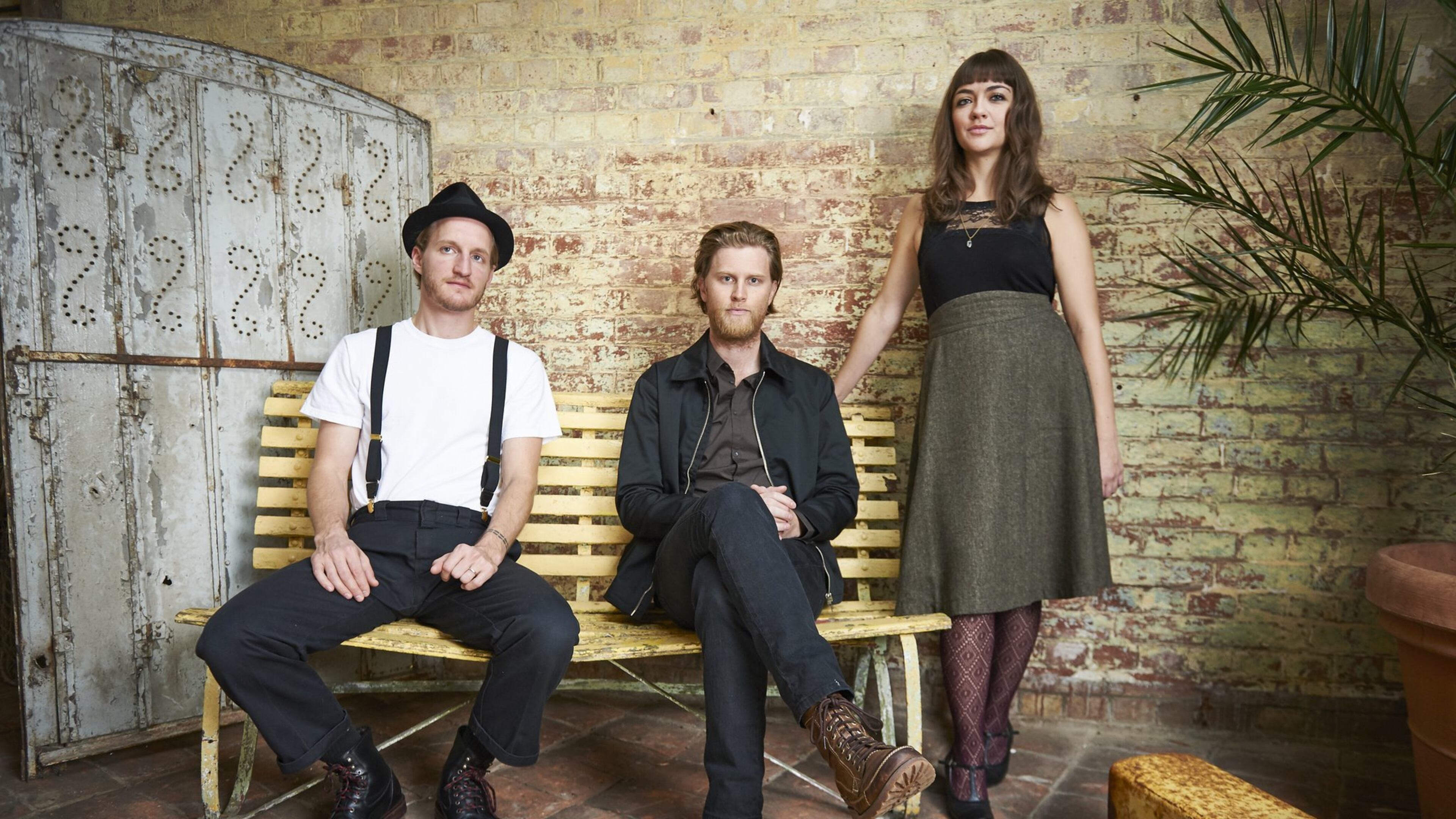 The Lumineers are (from left) Jeremiah Fraites (drums, piano), Wesley Schultz (guitar, vocals) and Neyla Pekarek (cello). CONTRIBUTED