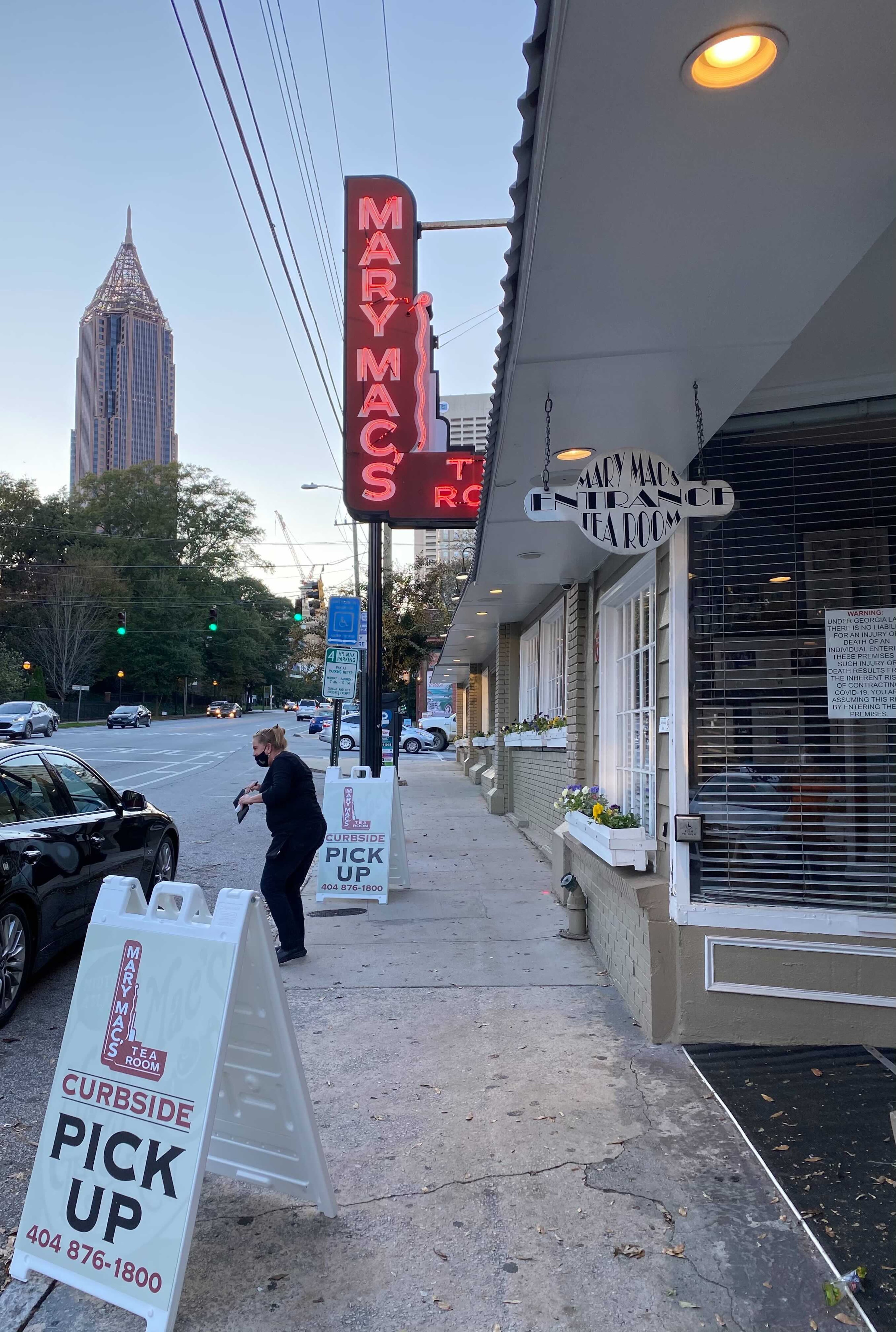 Mary Mac's Tea Room re-opened Nov. 2 for takeout after having been closed seven months due to the pandemic. The iconic Midtown restaurant will open for dine-in service Nov. 9.
Ligaya Figueras / ligaya.figueras@ajc.com