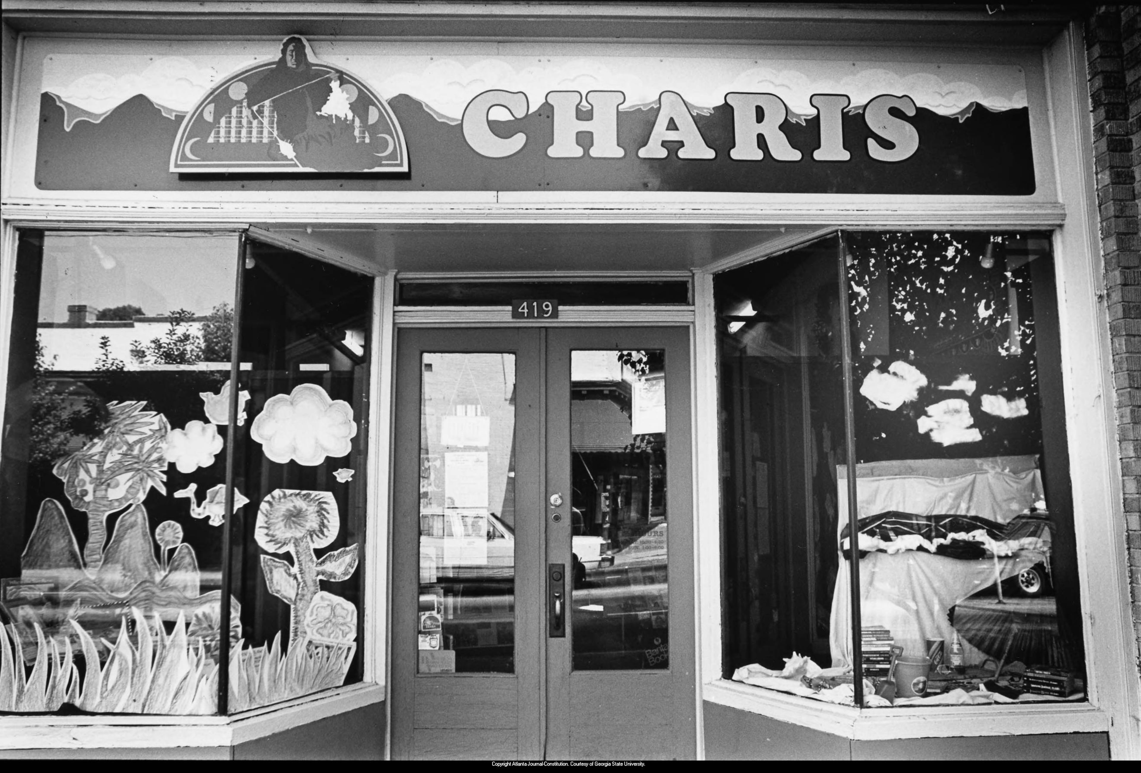 Aug. 22, 1987 -- Charis Books and More is another well-known Little Five Points business that's anchored the area since 1974.