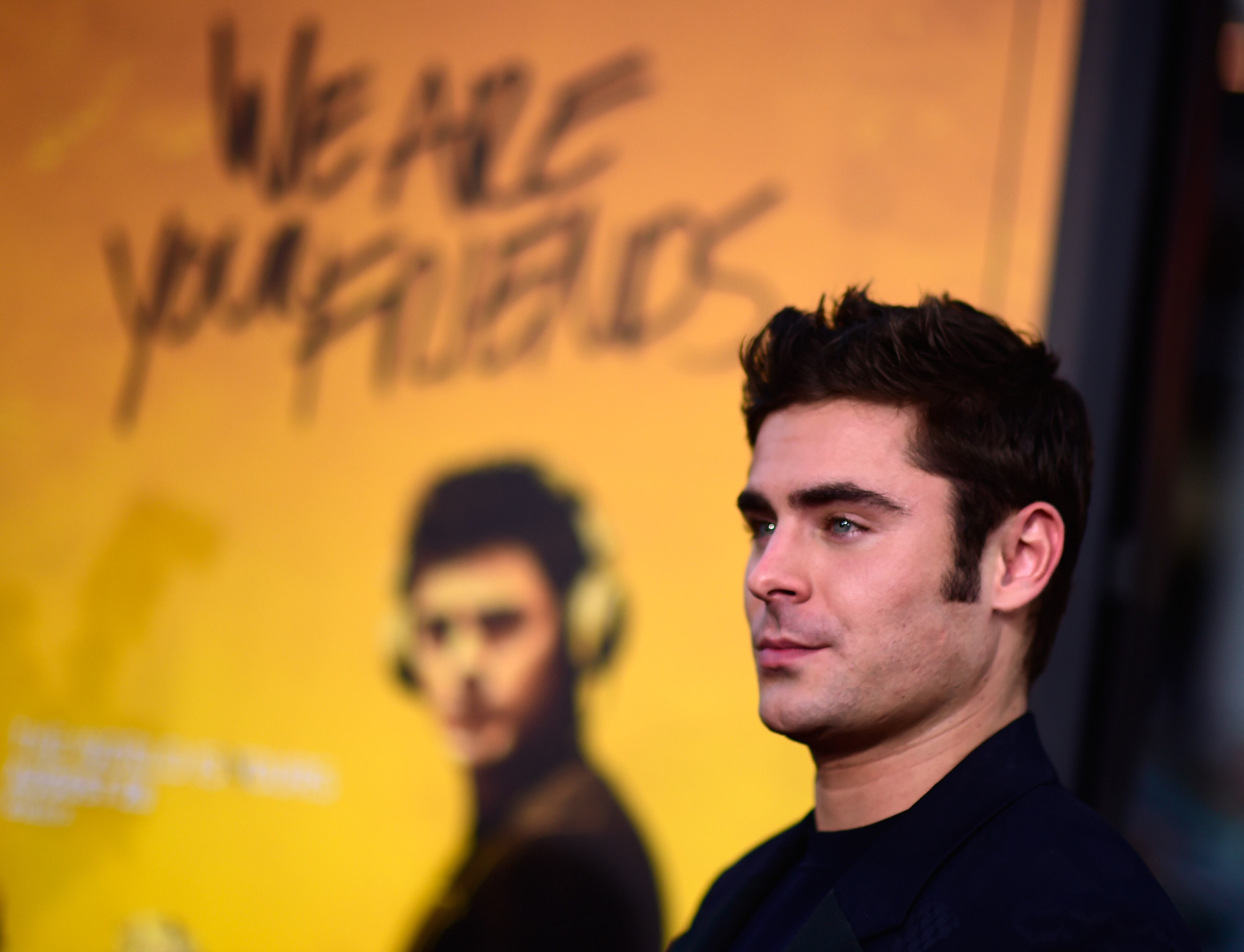 HOLLYWOOD, CA - AUGUST 20: Actor Zac Efron arrives at the Premiere Of Warner Bros. Pictures' "We Are Your Friends" at TCL Chinese Theatre on August 20, 2015 in Hollywood, California. (Photo by Frazer Harrison/Getty Images)