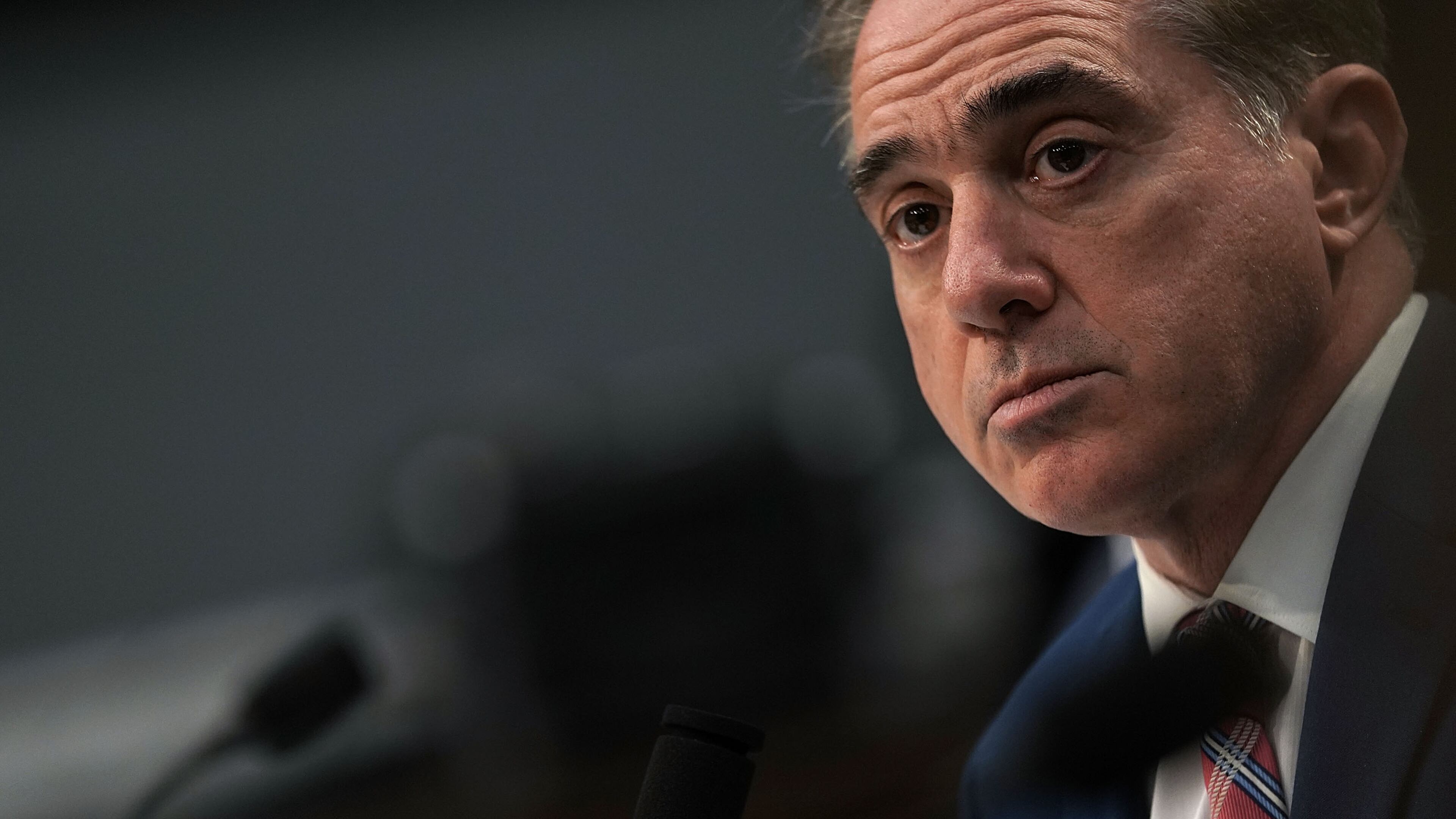 U.S. Secretary of Veterans Affairs David Shulkin, testifying before Congress earlier this month. Alex Wong/Getty Images