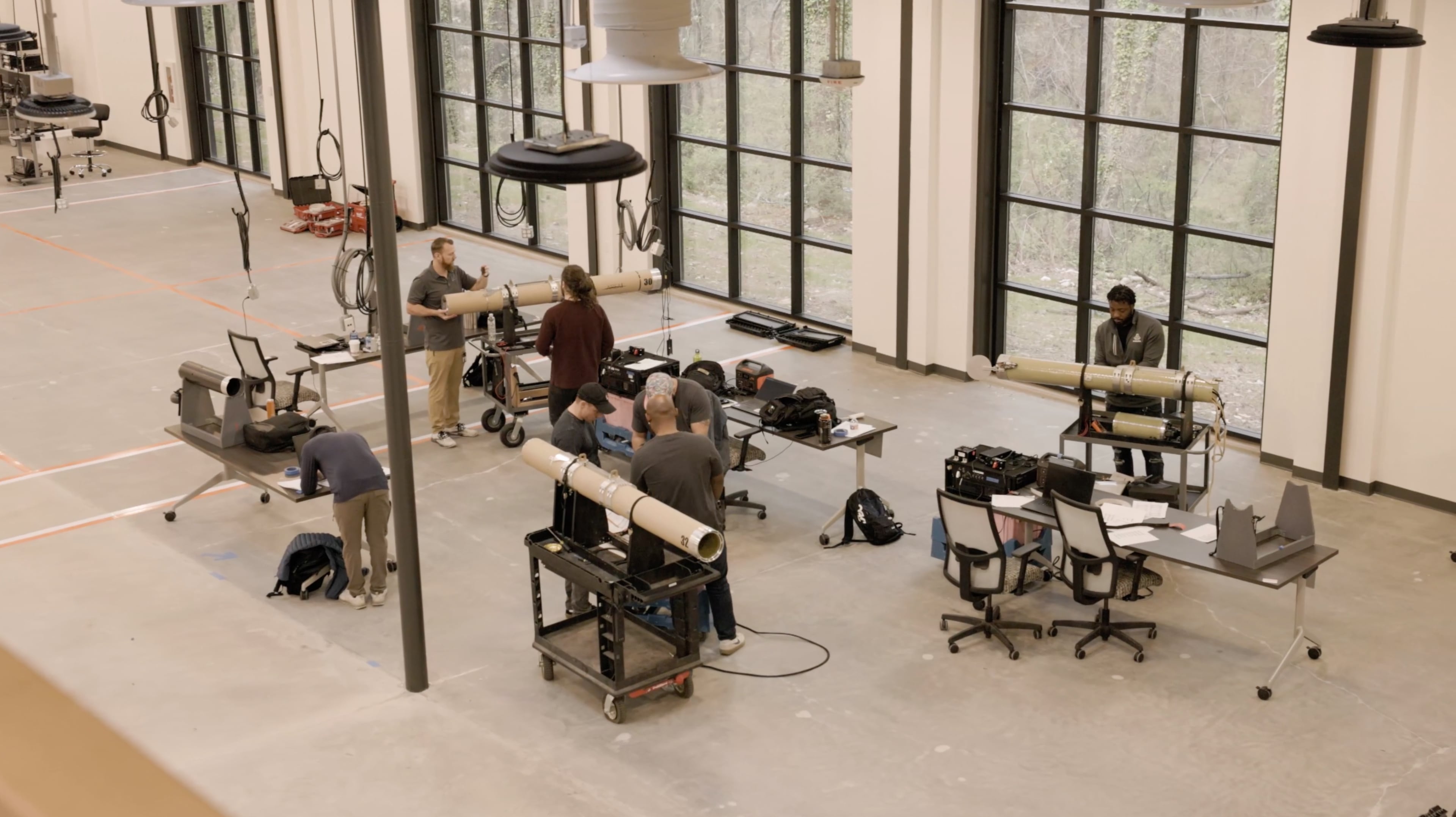 The Atlius drones by Anduril Industries are fully automated and can be fired from a variety of military vehicles, such as helicopters and Humvees.