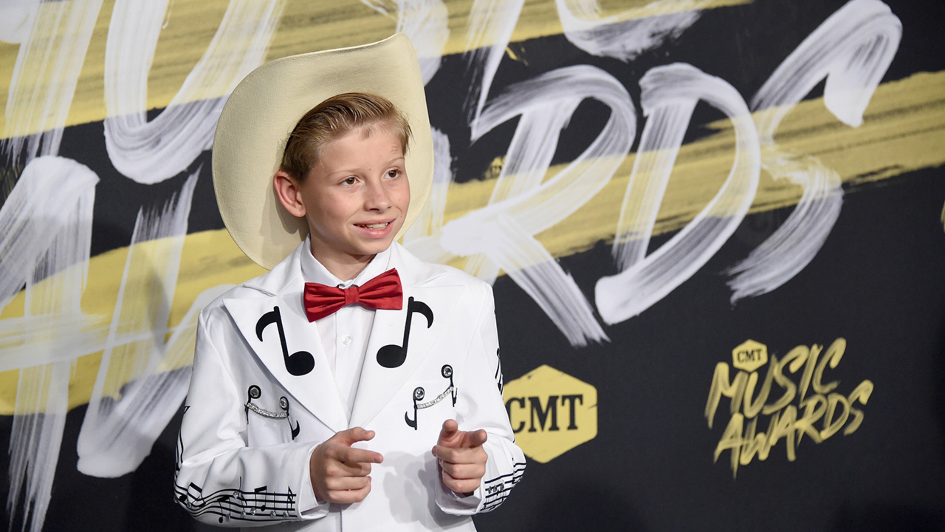 NASHVILLE, TN - JUNE 06: Mason Ramsey attends the 2018 CMT Music Awards at Bridgestone Arena on June 6, 2018 in Nashville, Tennessee. (Photo by Mike Coppola/Getty Images for CMT)