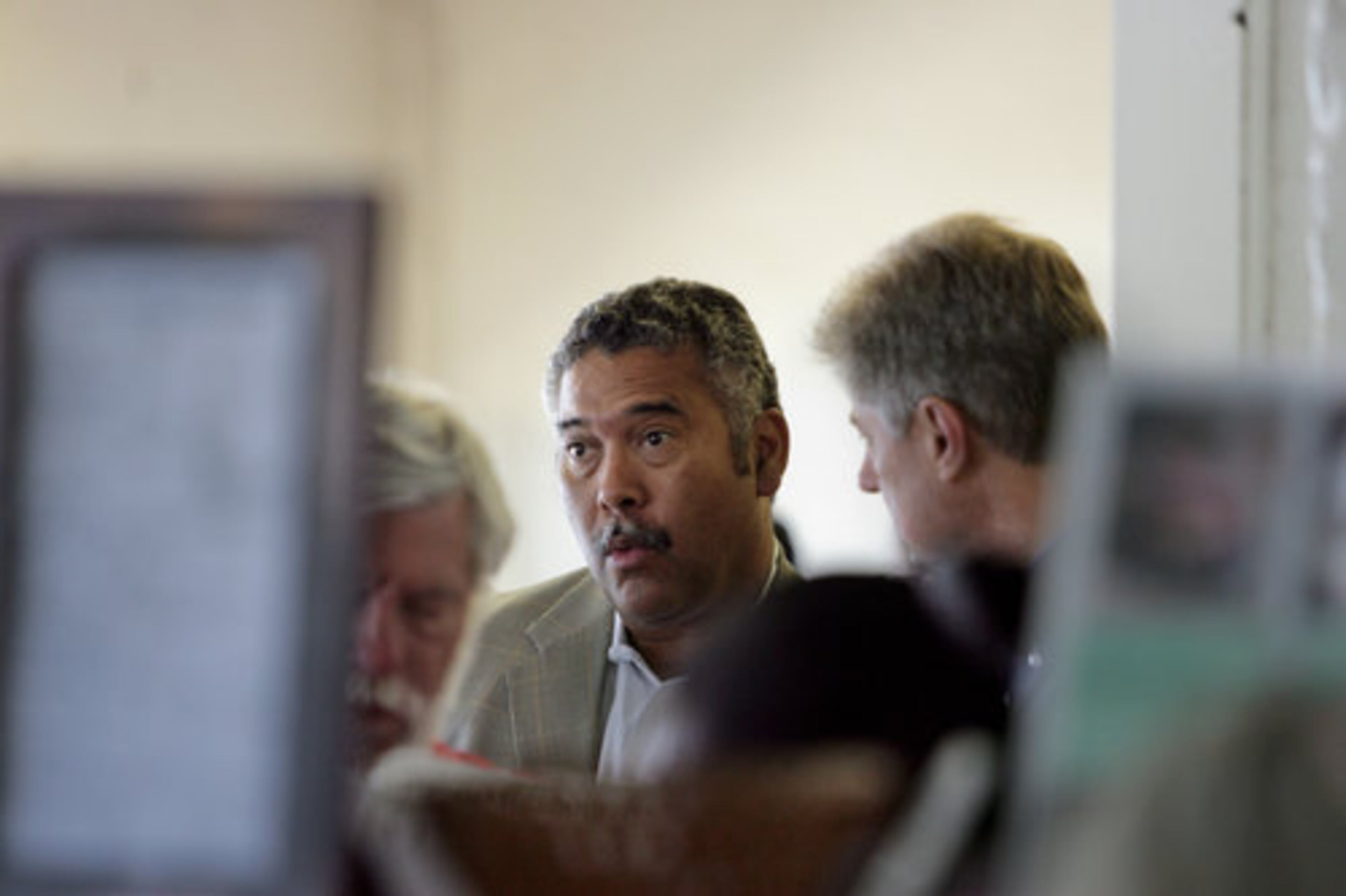 Dekalb County Sheriff Thomas Brown was among the regulars.