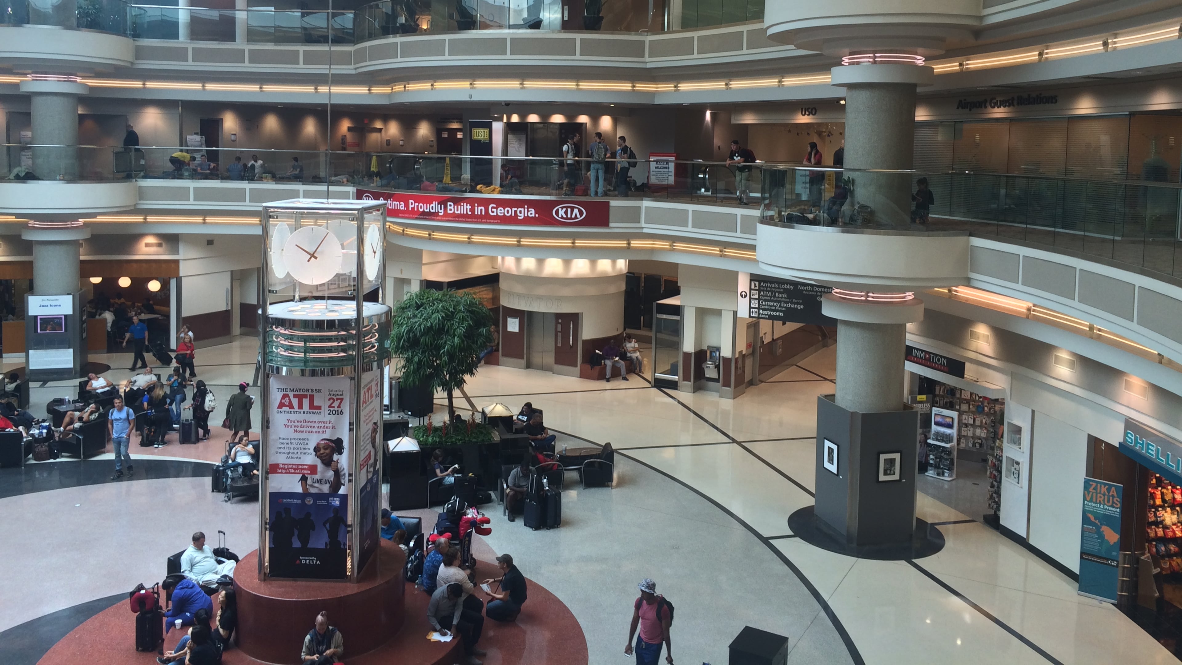 Hartsfield-Jackson domestic terminal atrium