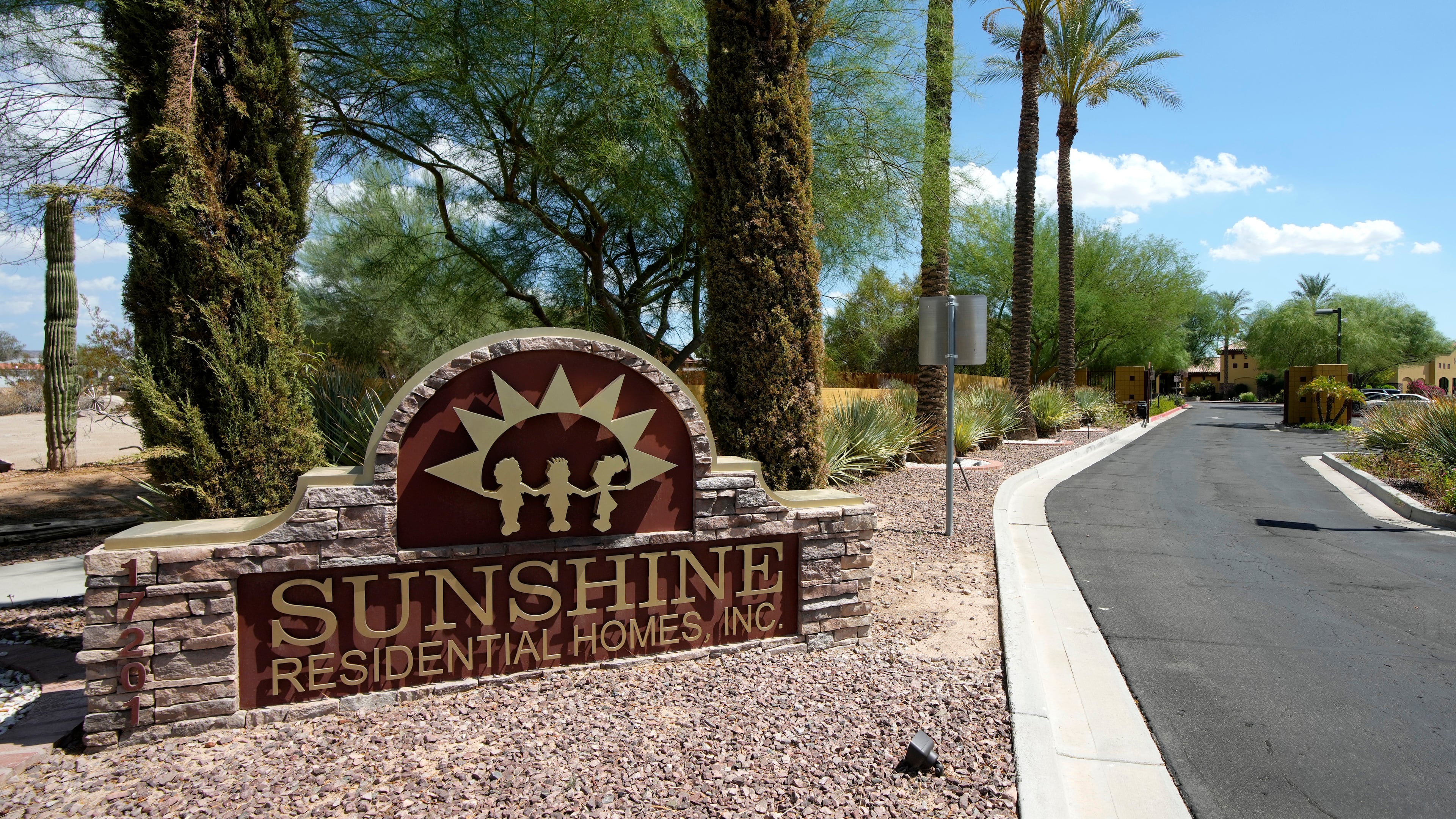 The Sunshine Residential Homes headquarters in Glendale, Ariz., on Thursday, Sept. 3, 2026. (AP Photo/Ross D. Franklin)