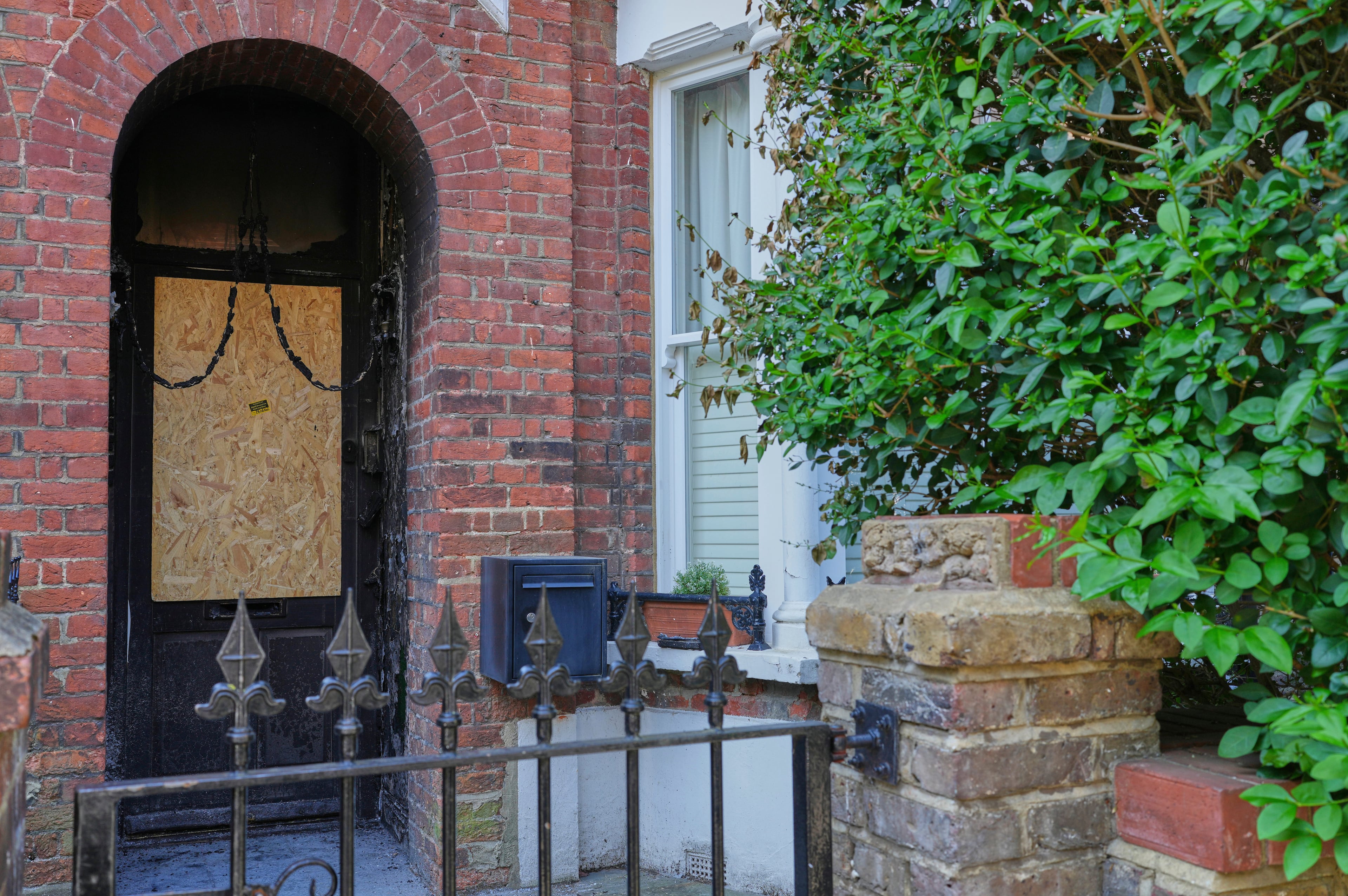 Britain London Starmer Fire