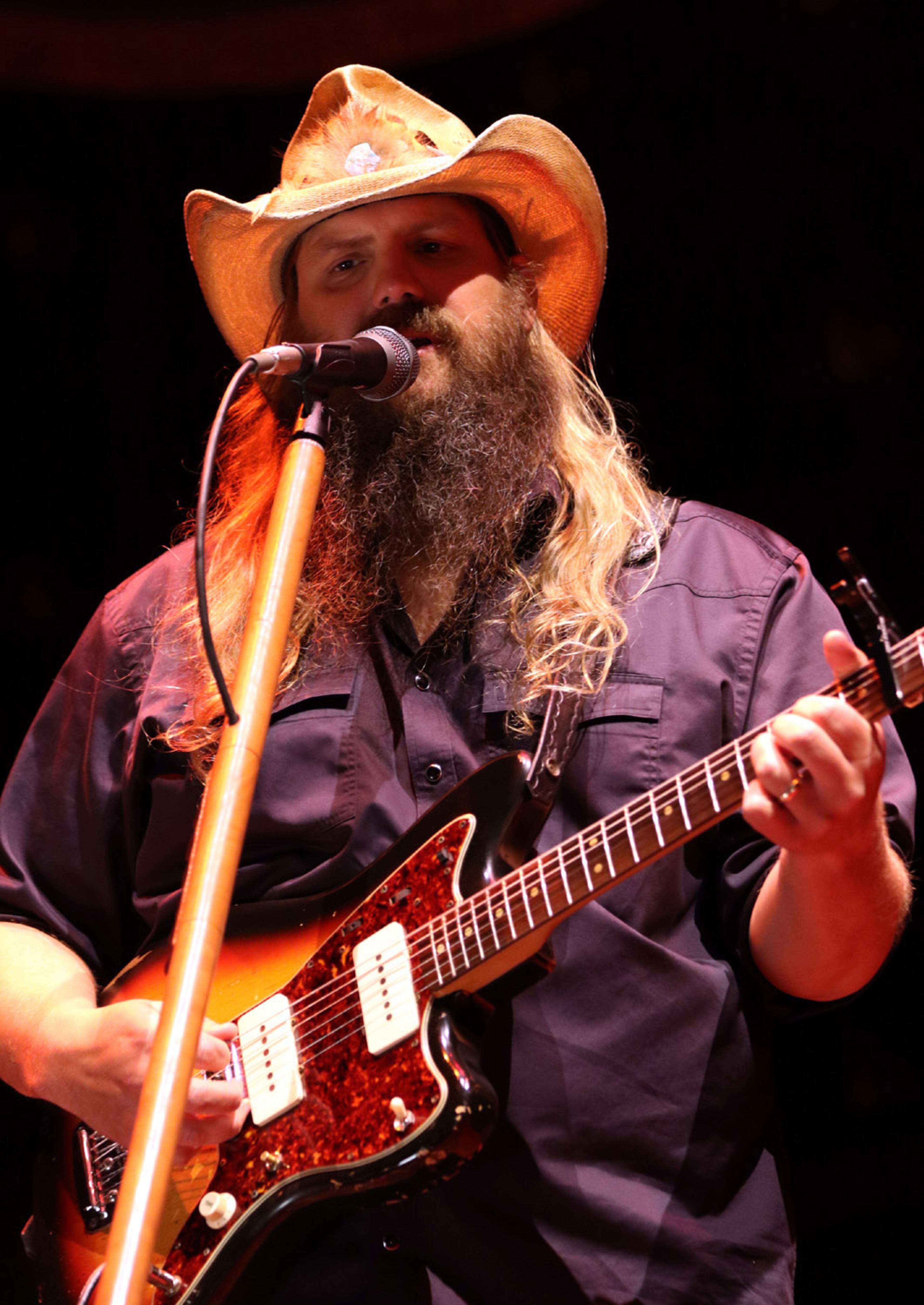 Country music star Chris Stapleton sold out Ameris Bank Amphitheatre in Alpharetta on Friday, August 27, 2021, with Sheryl Crow and Kendell Marvel opening the show. (Photo: Robb Cohen for The Atlanta Journal-Constitution)