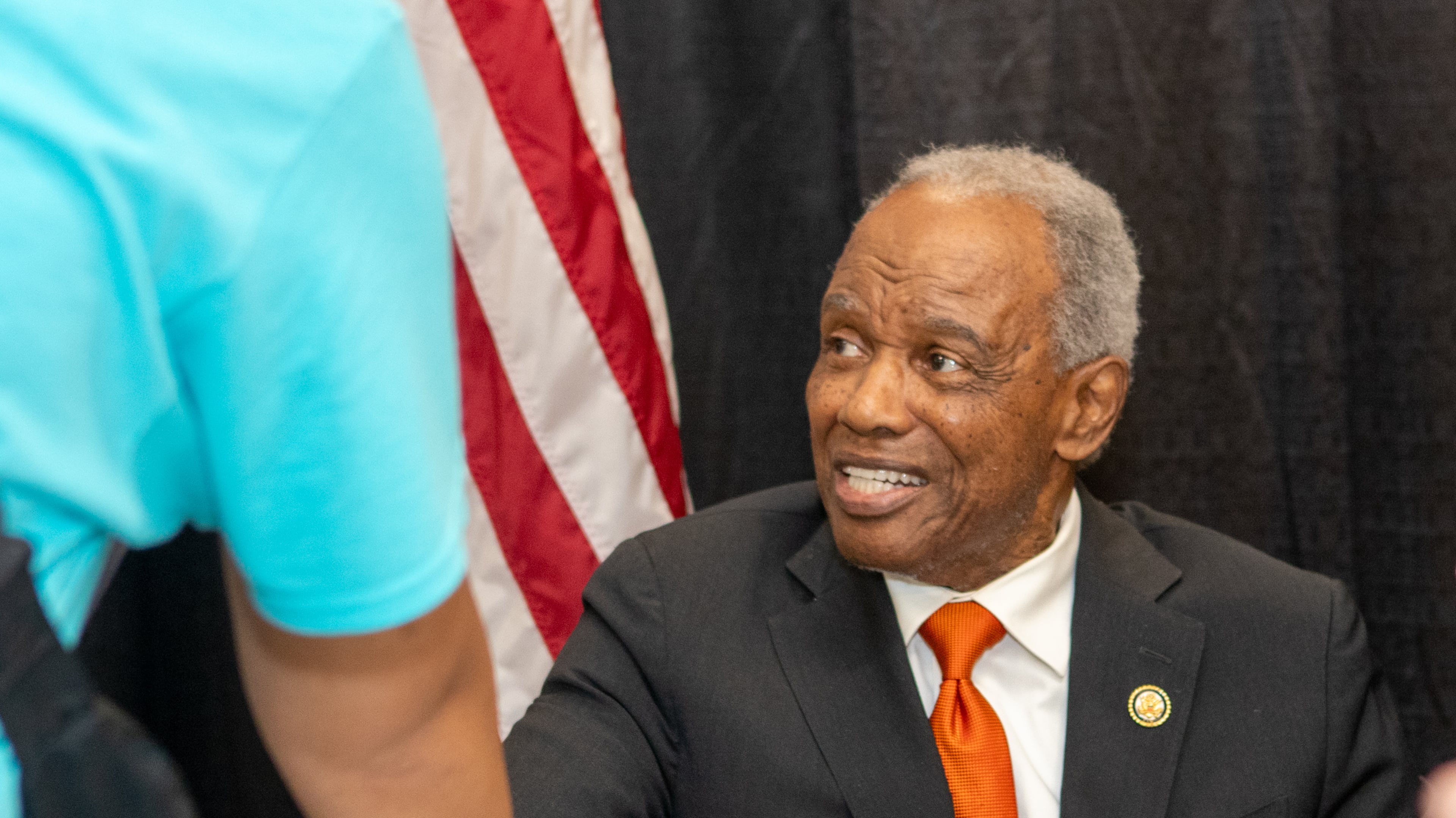 U.S. Rep. David Scott died overnight at the age of 80. (Jenni Girtman for the AJC 2025)
