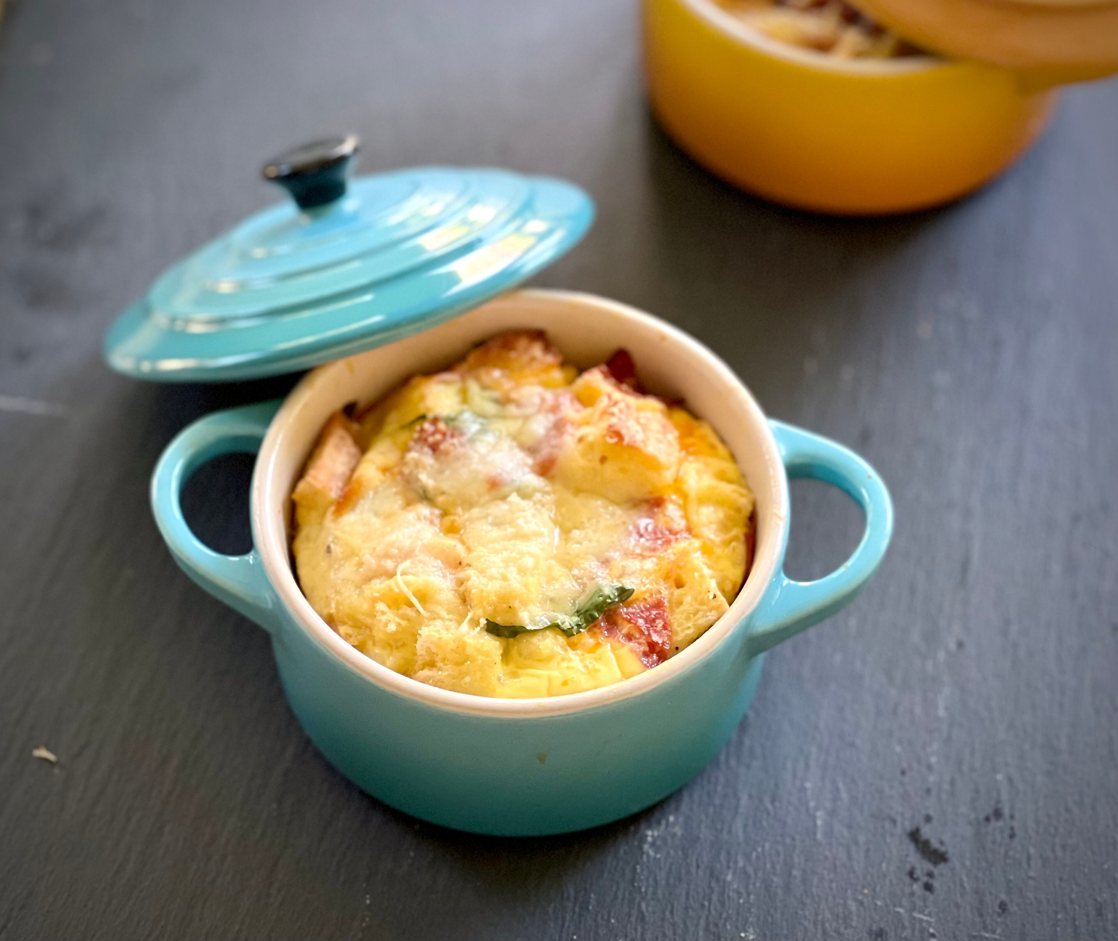Enjoy deli flavors all day long with a Reuben strata. The sauerkraut and corned beef flavors pair surprisingly well with neutral-tasting eggs.
Kellie Hynes for The Atlanta Journal-Constitution