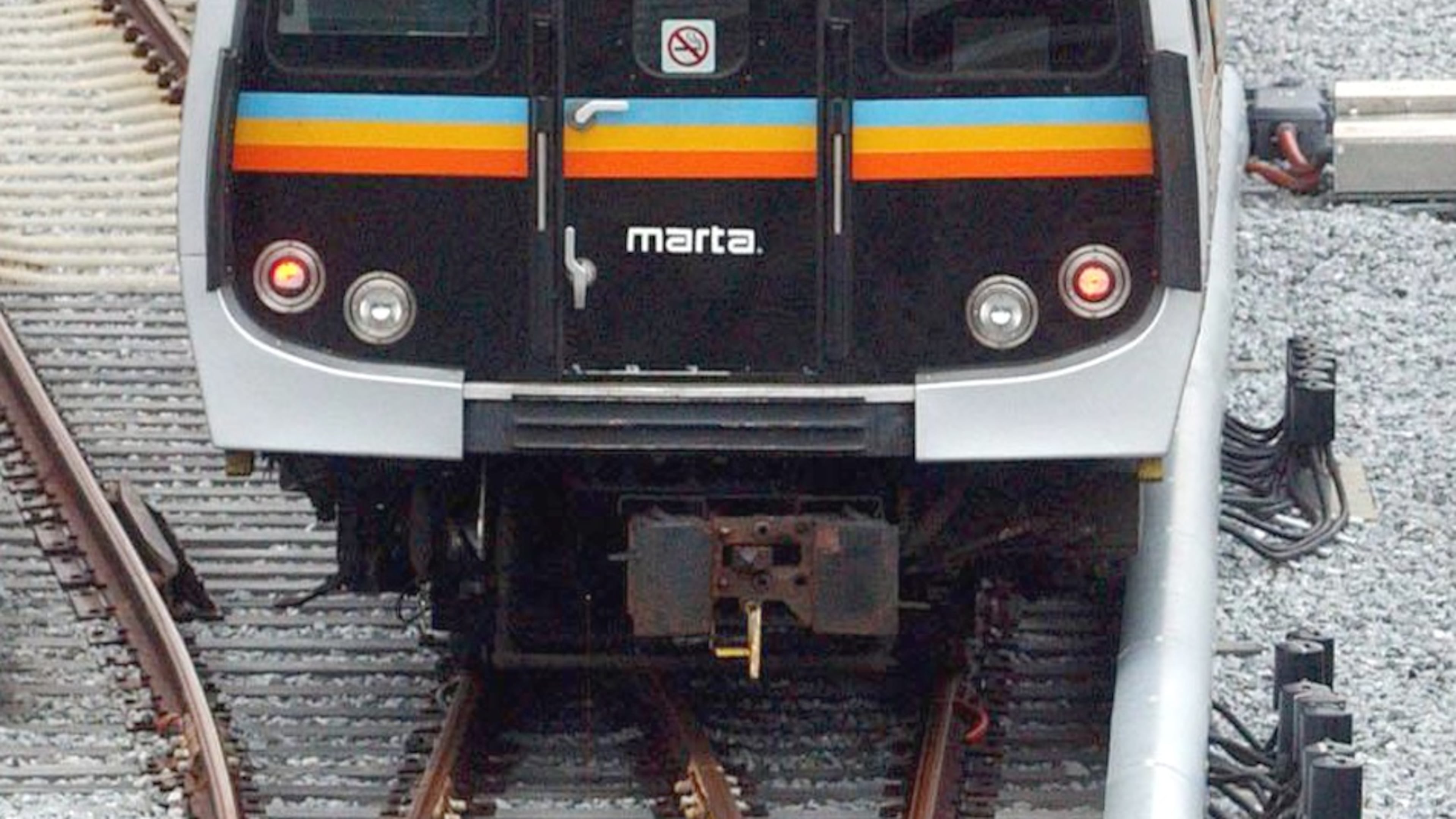 050519 - ATLANTA, GA -- MARTA maintenance crews work on clearance testing trains at the new MARTA Armour Rd. maintenance yard. (BILLY SMITH II/AJC staff)