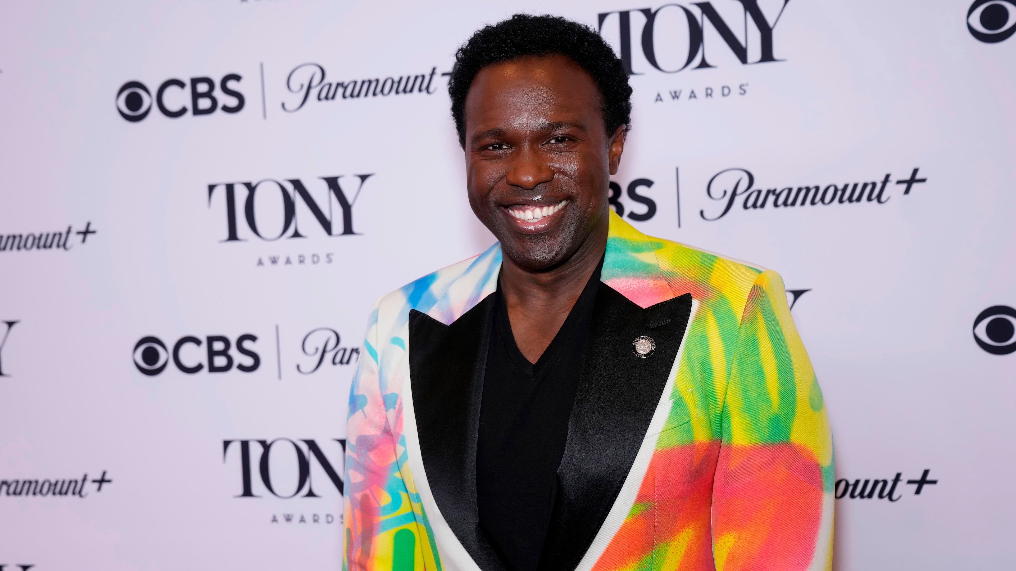 Joshua Henry attends the 79th annual Tony Awards Meet the Nominees press event at the Sofitel New York on Thursday, May 14, 2026, in New York. (Photo by Charles Sykes/Invision/AP)