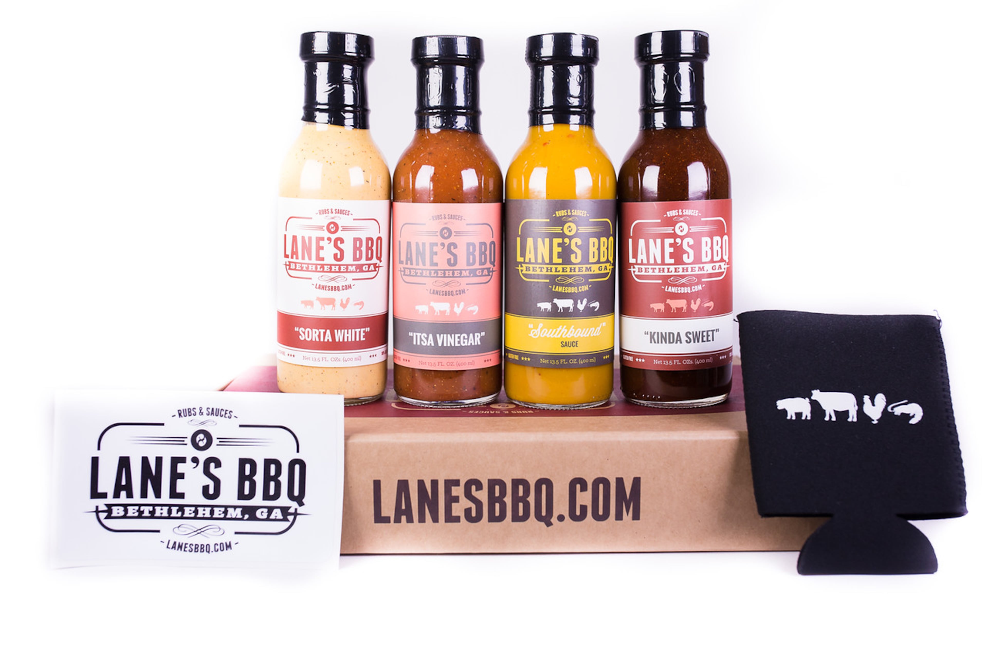 Barbecue sauces and rubs from Lane's BBQ